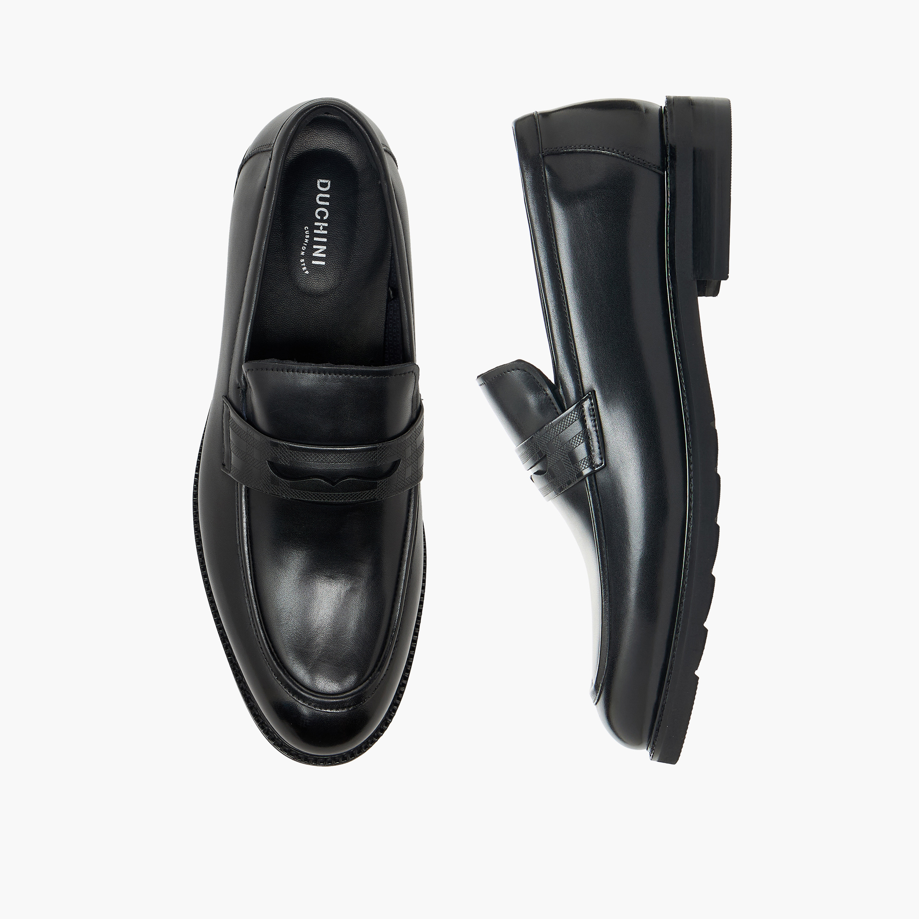 Duchini Men Leather Penny Loafers-men-shoes-formalshoes-image-1