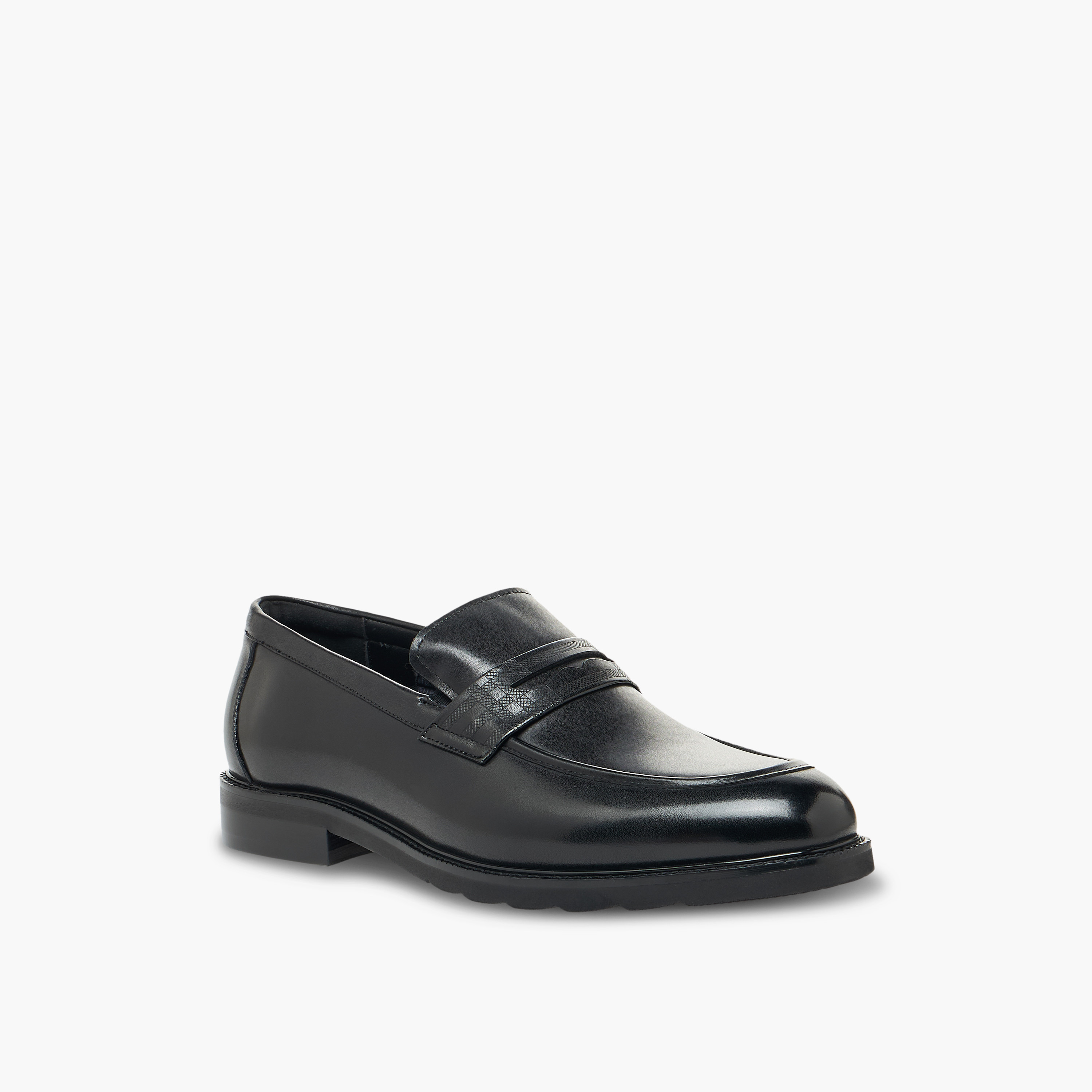 Duchini Men Leather Penny Loafers-men-shoes-formalshoes-image-2