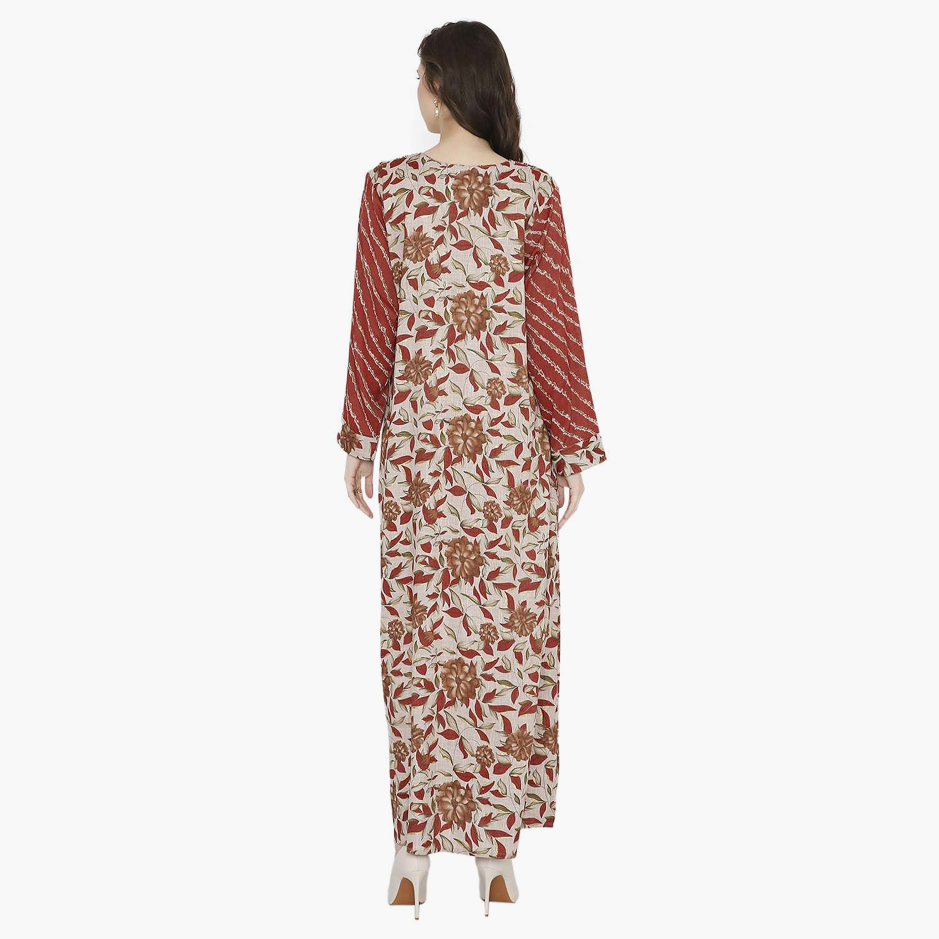 جلابية نسائية مطرزة بعقدة عنق من هانا آند سارة-women-arabicclothing-jalabiyas-image-10