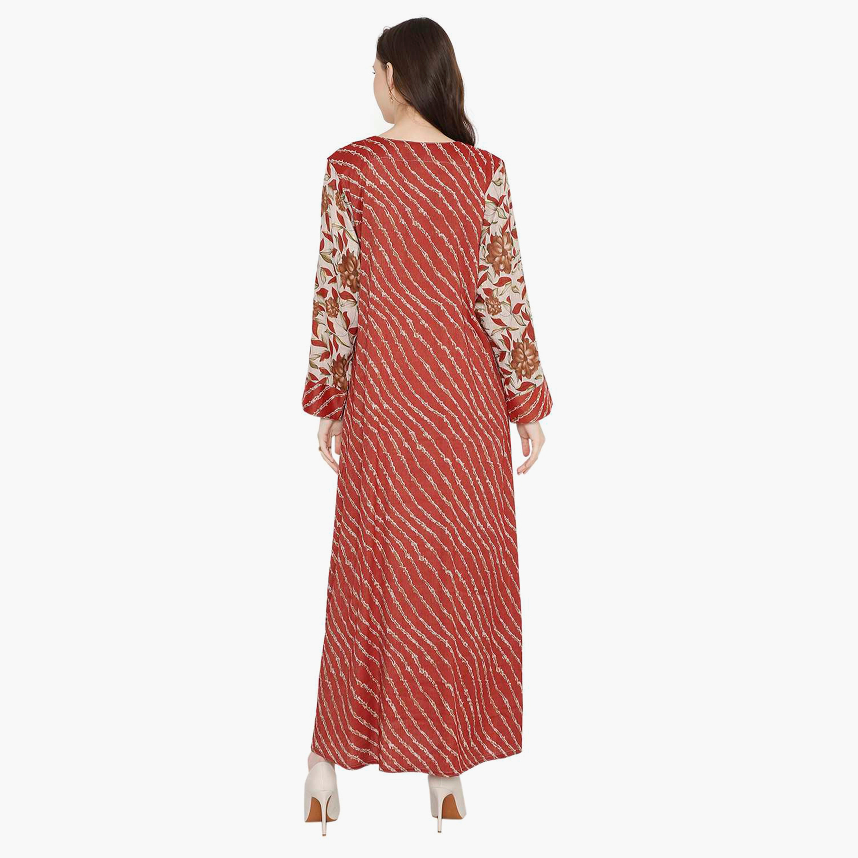 جلابية نسائية مطرزة بعقدة عنق من هانا آند سارة-women-arabicclothing-jalabiyas-image-10