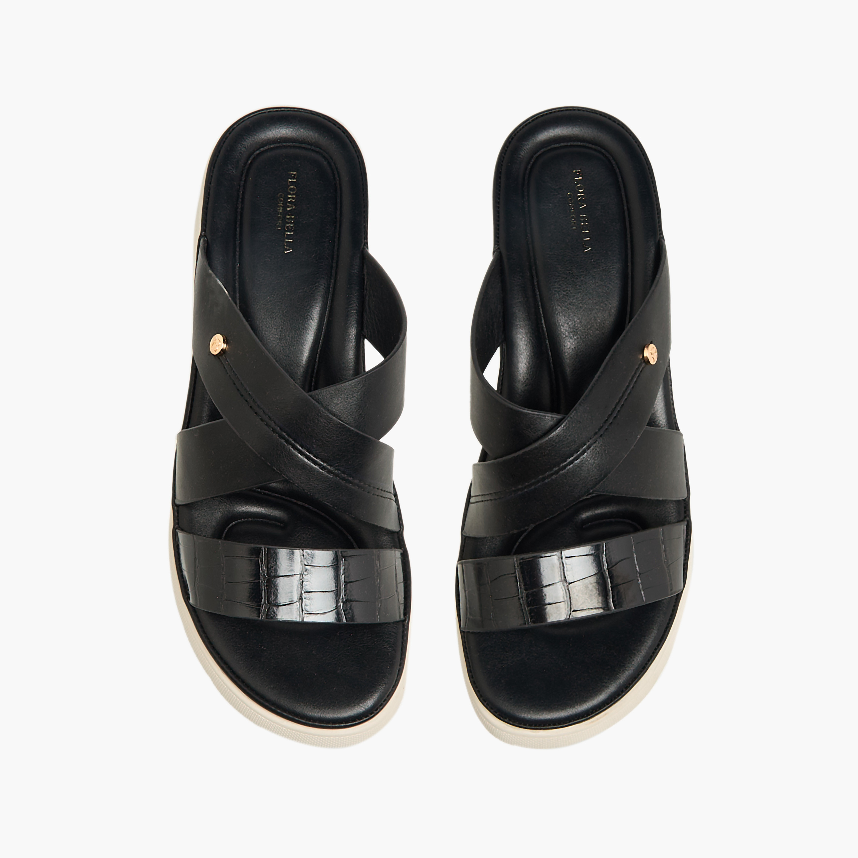 Flora Bella Women Textured Strap Sandals-women-shoes-flats-sandals-image-1