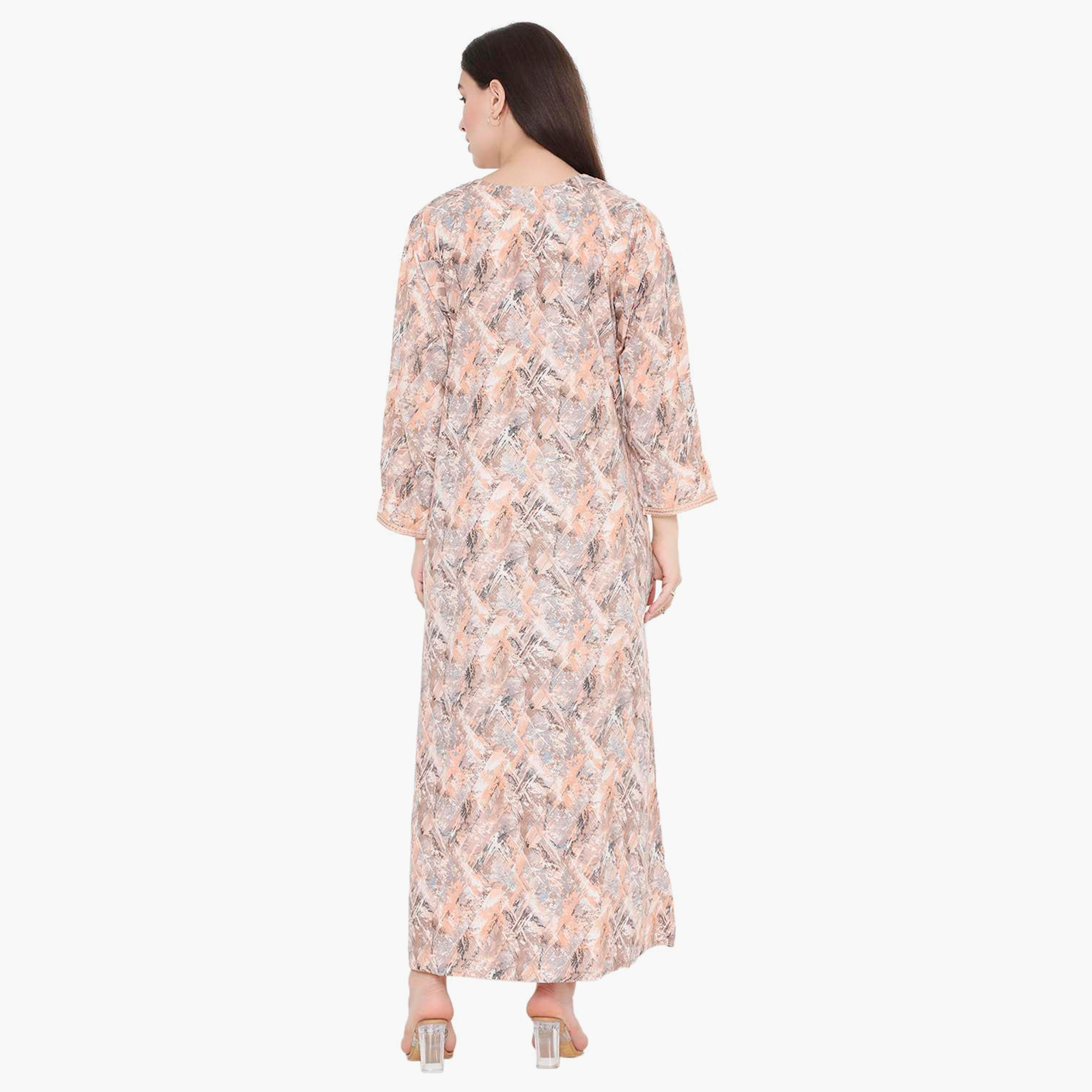 جلابية نسائية مطرزة بعقدة عنق من هانا آند سارة-women-arabicclothing-jalabiyas-image-10