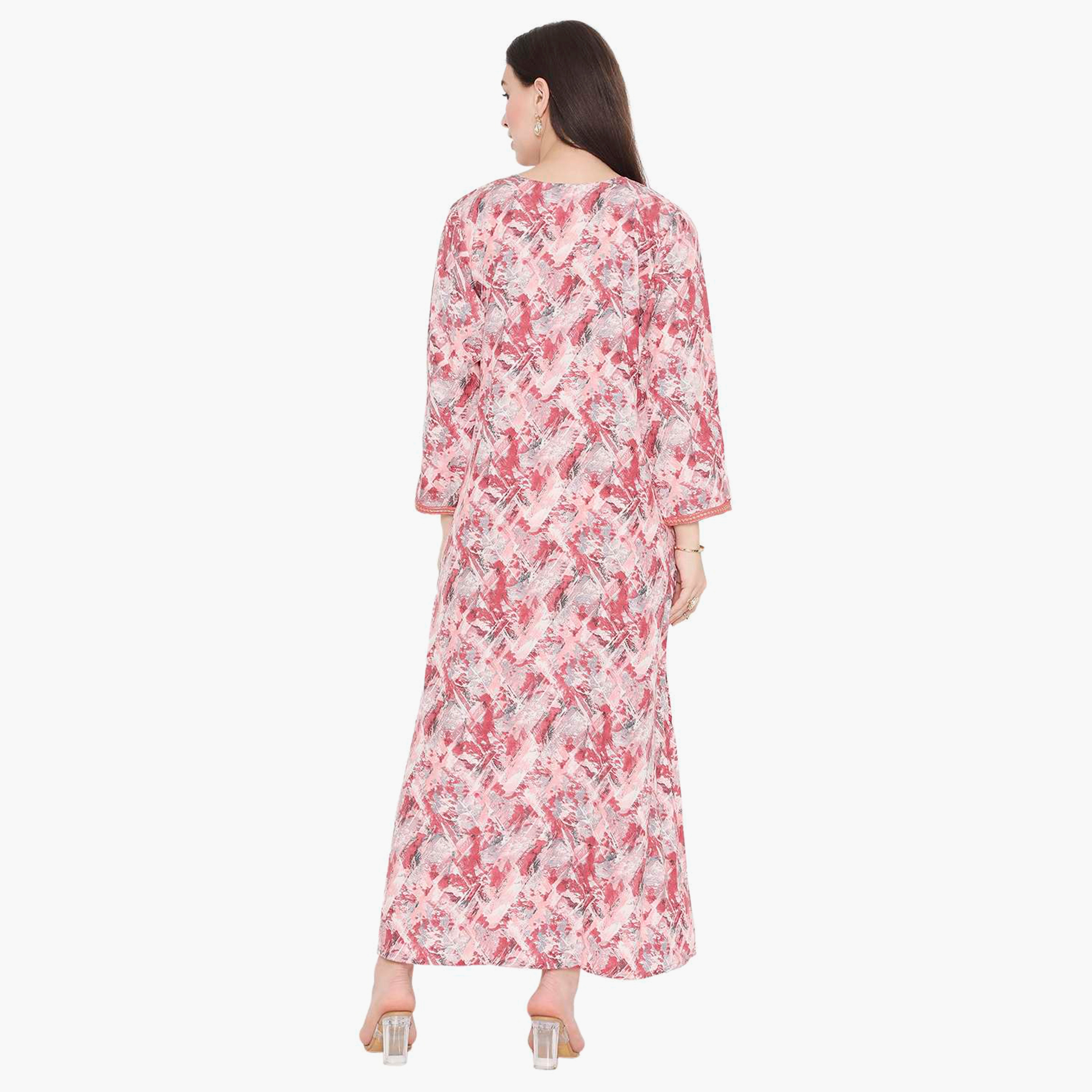 جلابية نسائية مطرزة بعقدة عنق من هانا آند سارة-women-arabicclothing-jalabiyas-image-15