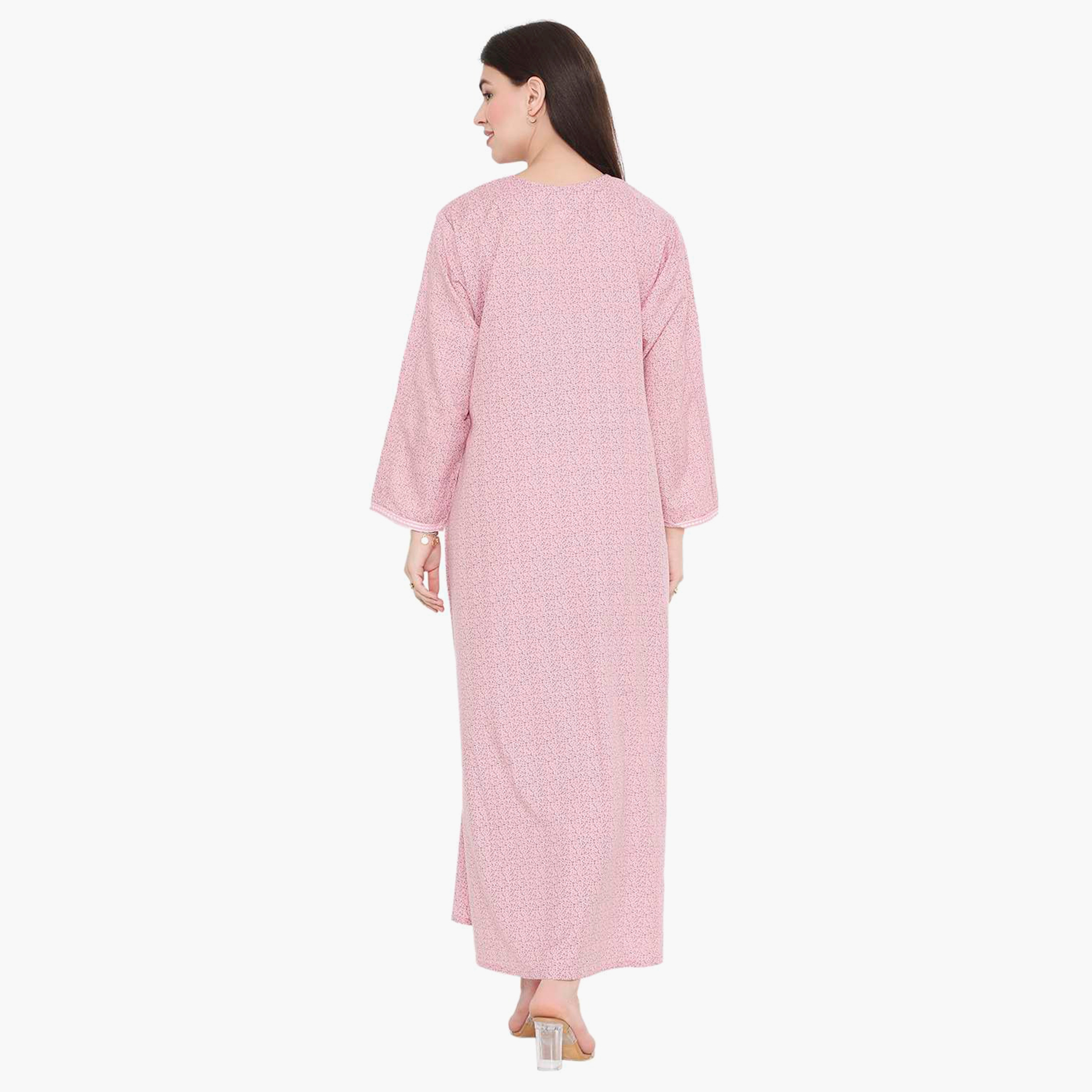 جلابية نسائية مطرزة بعقدة عنق من هانا آند سارة-women-arabicclothing-jalabiyas-image-15
