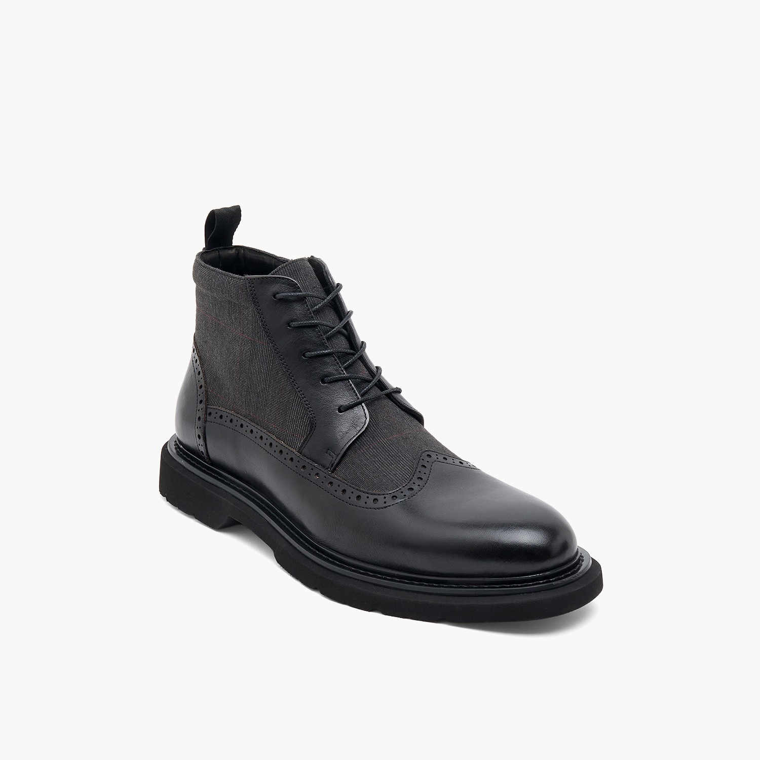 حذاء بوت جلد يصل بسحاب للرجال من دوشيني-men-shoes-formalshoes-image-2