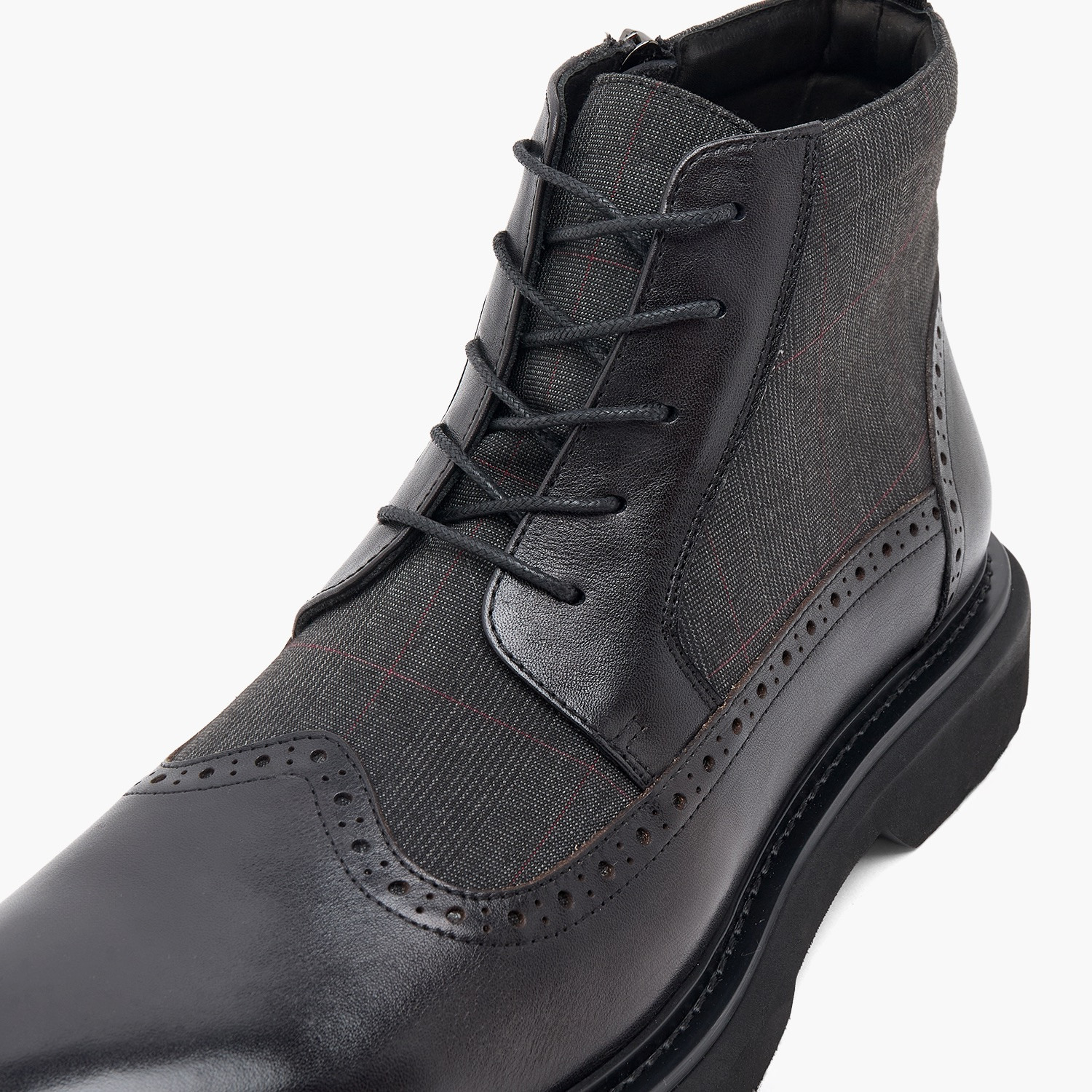 حذاء بوت جلد يصل بسحاب للرجال من دوشيني-men-shoes-formalshoes-image-4