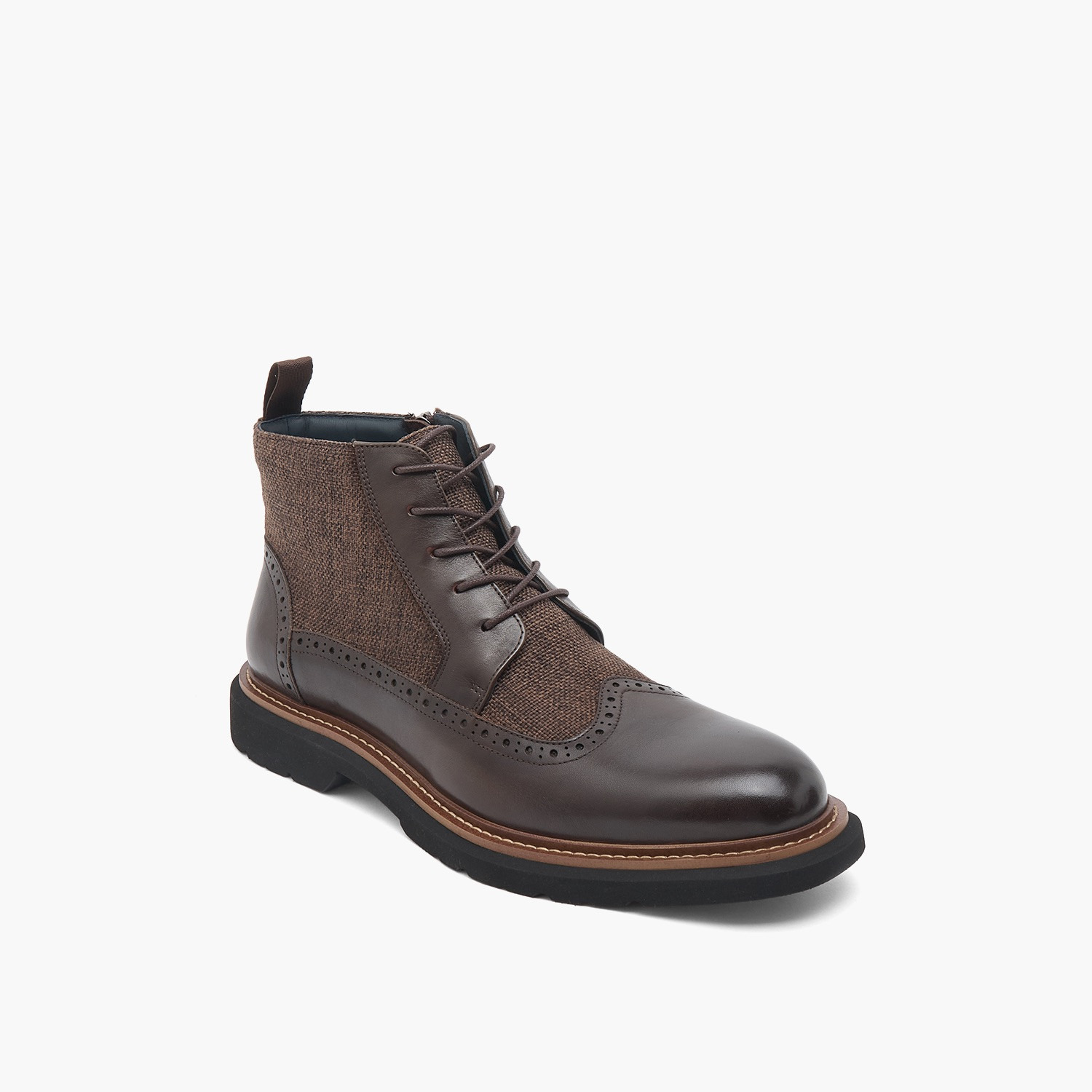 حذاء بوت جلد يصل بسحاب للرجال من دوشيني-men-shoes-formalshoes-image-2