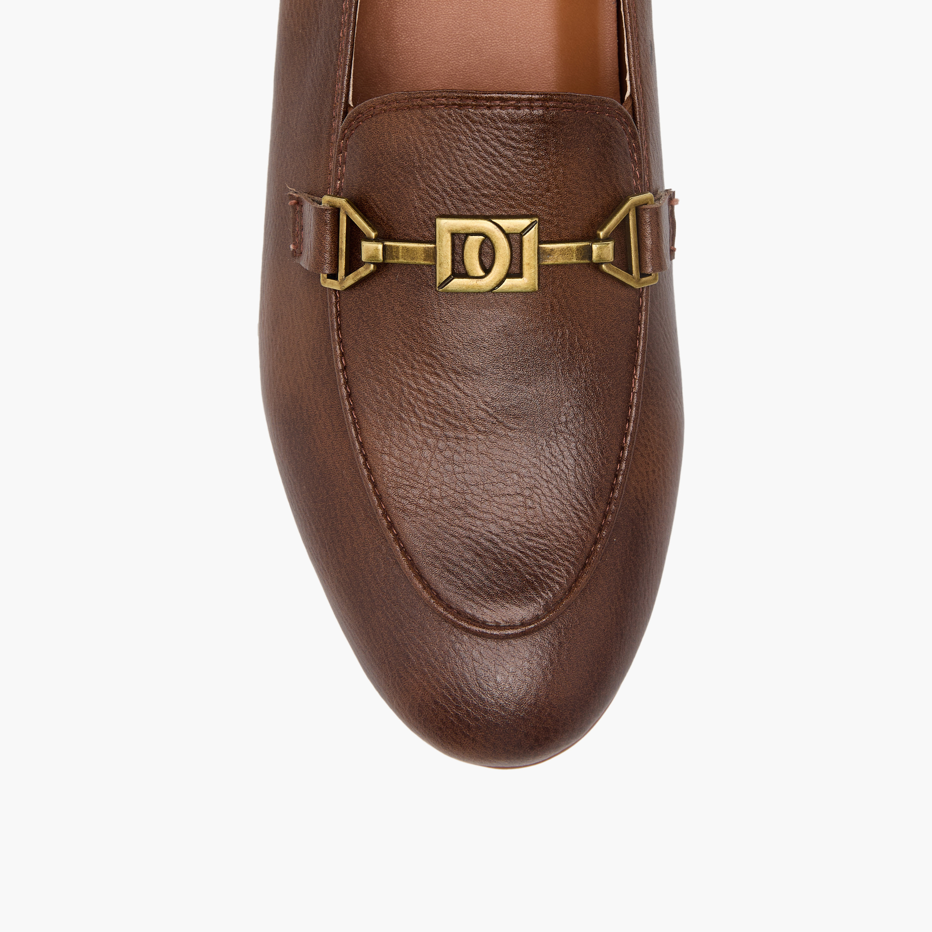 حذاء سهل الارتداء بكعب سميك وزينة معدنية للنساء من دوتشيني-women-shoes-flats-loafers-image-4