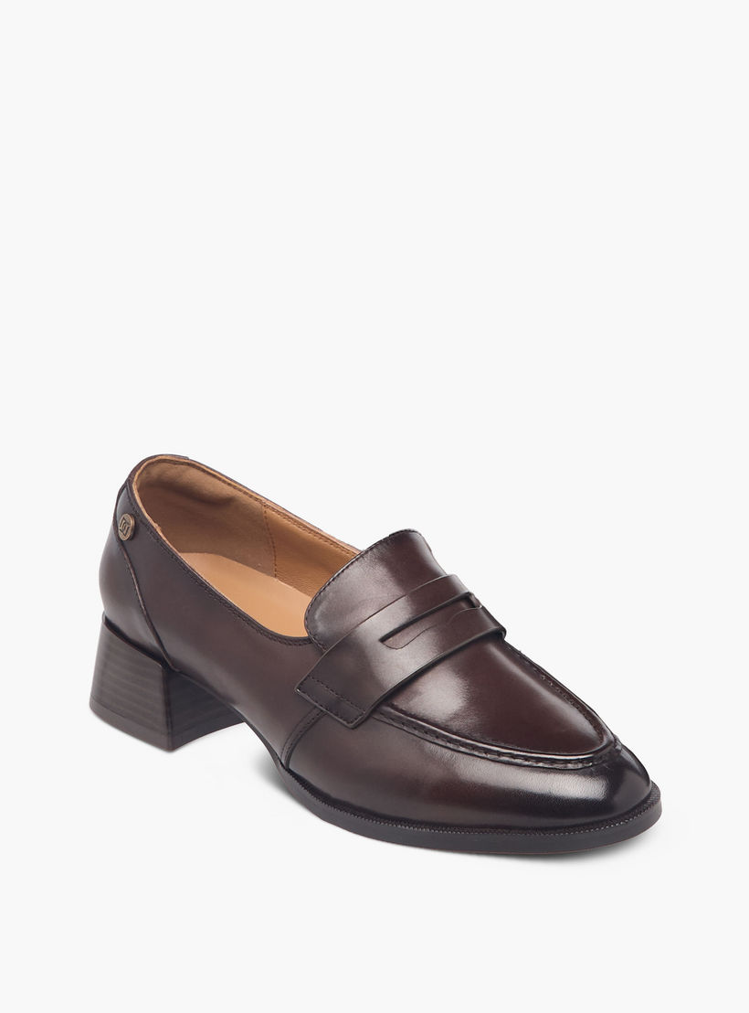حذاء سهل الارتداء بكعب سميك للنساء من دوتشيني-women-shoes-flats-loafers-image-2
