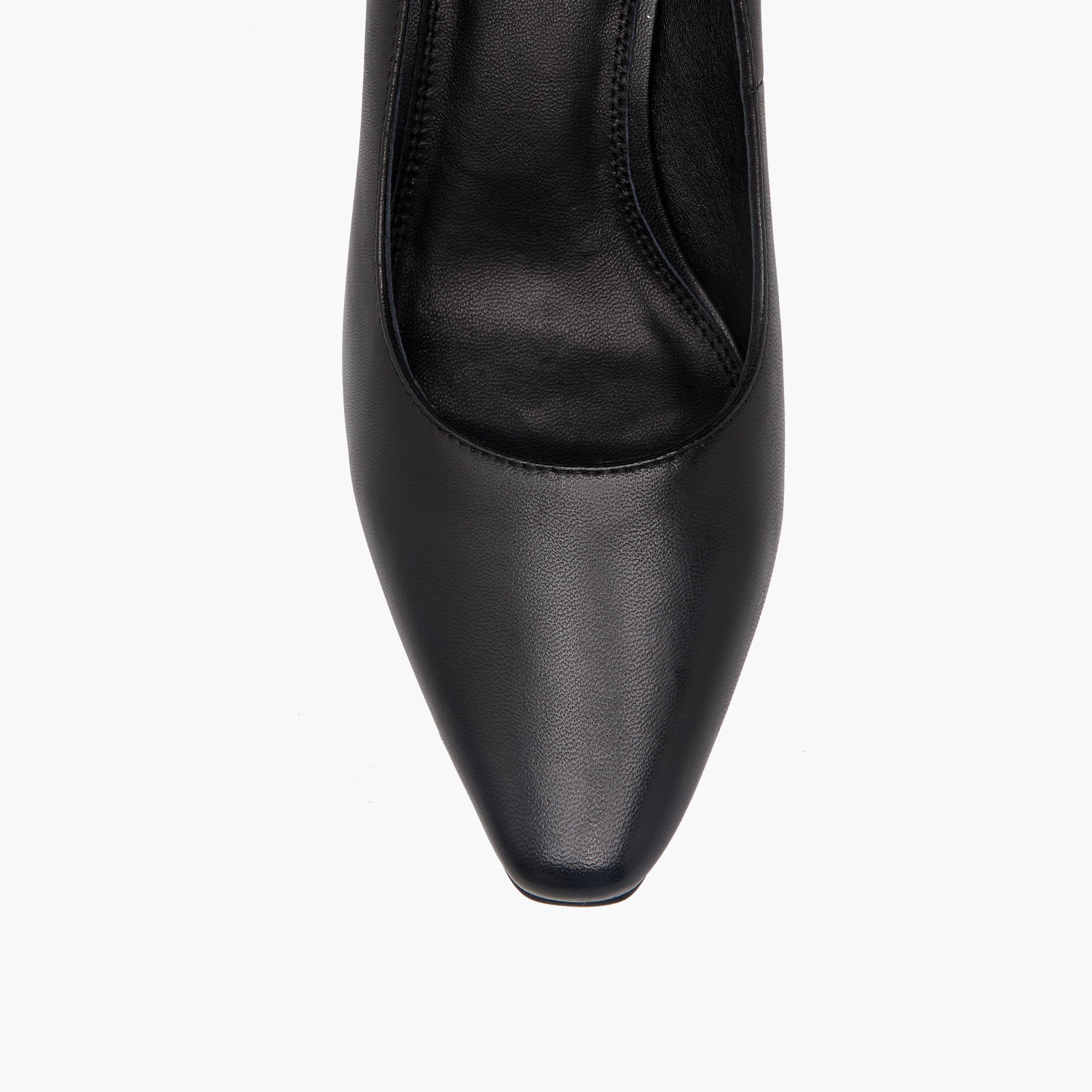 Duchini Women Flared Heel Leather Pumps-women-shoes-heels-image-4