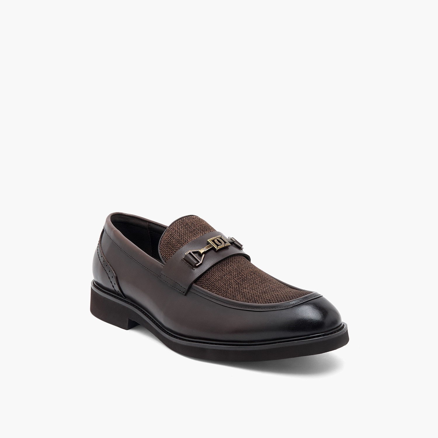 Duchini Men Slip-On Leather Loafers-men-shoes-formalshoes-image-2