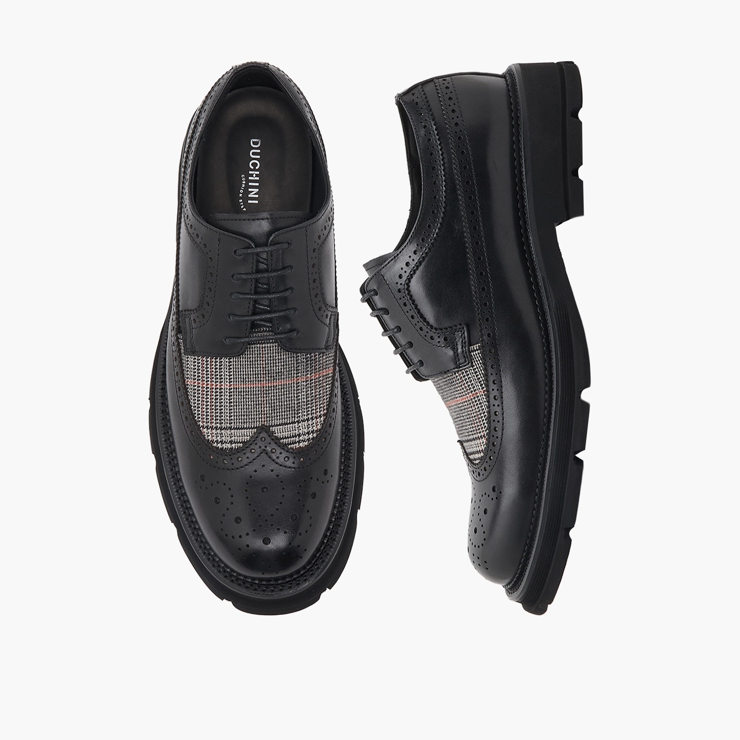 حذاء بروغ جلد رباط للرجال من دوشيني-men-shoes-formalshoes-image-1