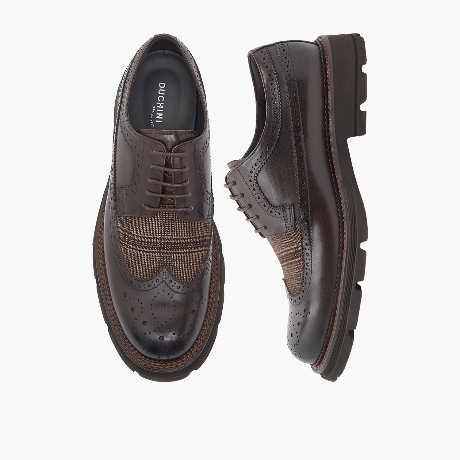 Duchini Men Lace-Up Leather Brogue Shoes-men-shoes-formalshoes-image-1