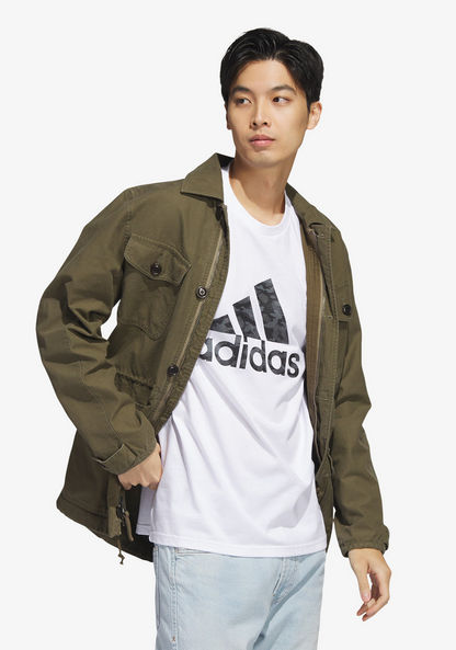 Adidas Men's Camo Short Sleeves T-shirt - HA7212-T Shirts & Vests-image-2