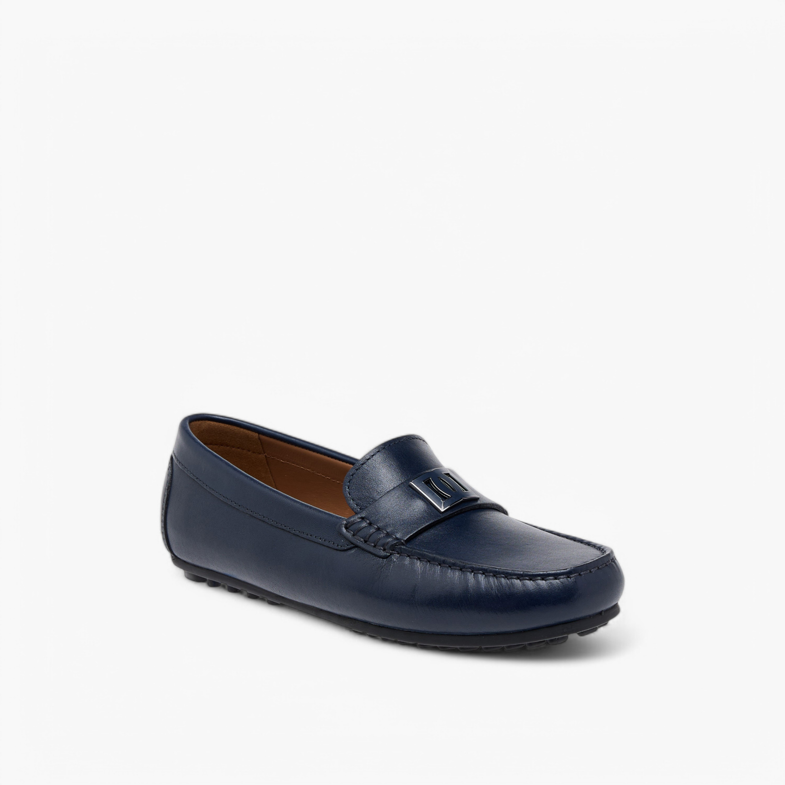 حذاء سهل الارتداء بتفاصيل شعار من مستر دوتشيني-boys-shoes-loafers-image-2