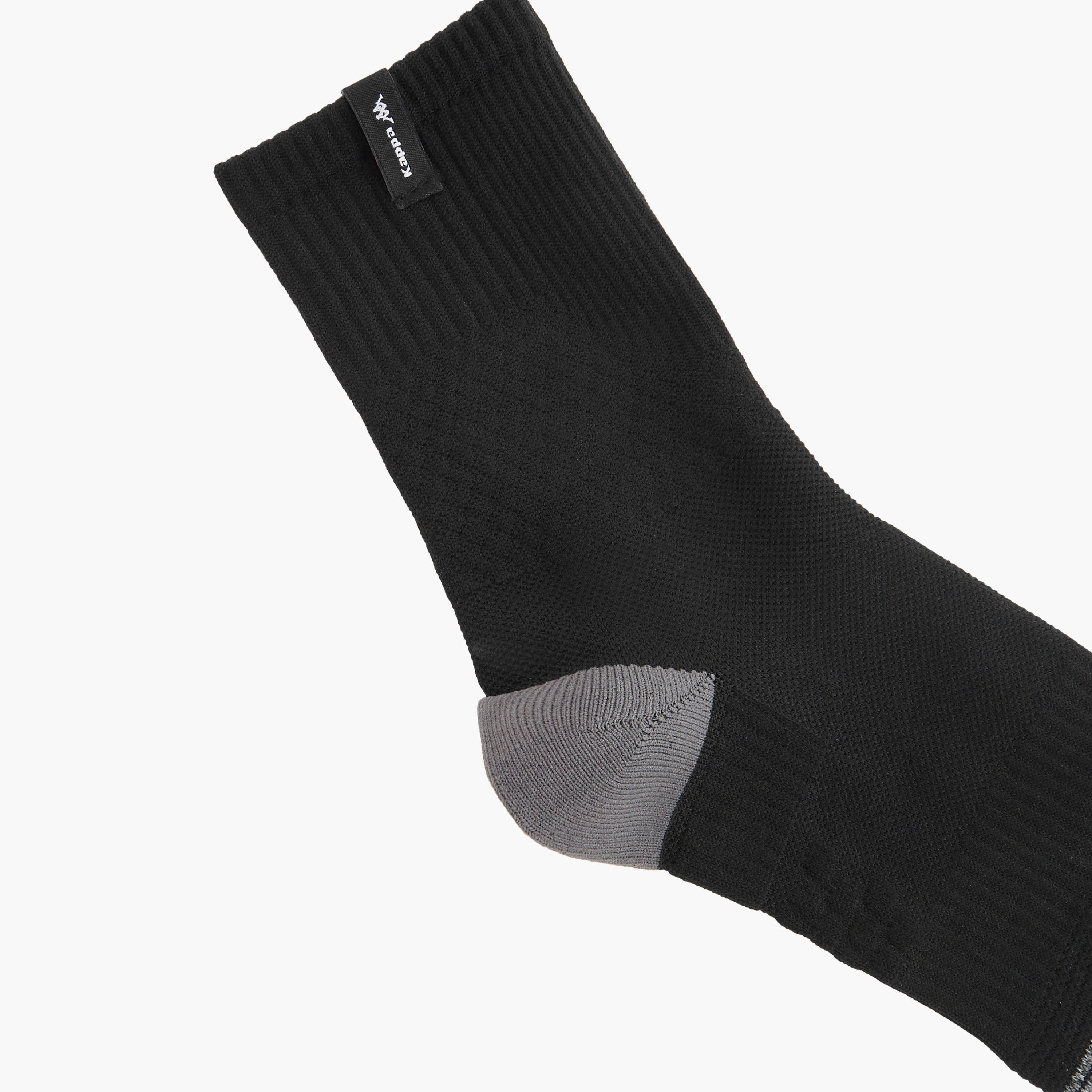طقم جوارب غير وبرية بارزة الملمس 3 أزواج بطول ربلة الساق من كابا-men-socks-image-3