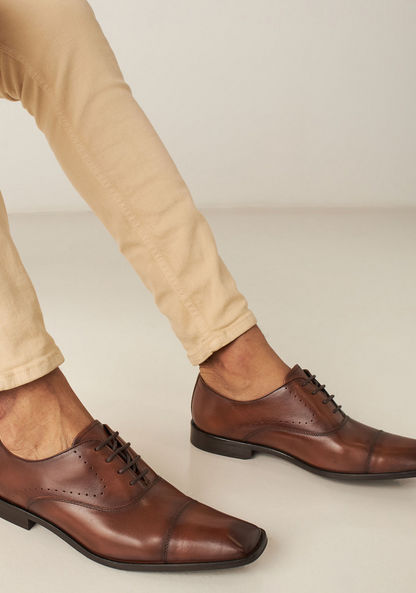 Duchini Men's Lace-Up Oxford Shoes-Oxford-image-1