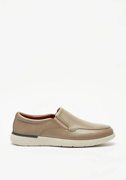 Le Confort Solid Slip-On Loafers-Loafers-image-2