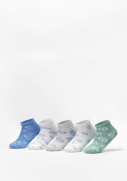 Printed Ankle Length Socks - Set of 5-Boy%27s Socks-image-0