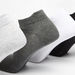 Textured Ankle Length Sports Socks - Set of 5-Men%27s Socks-thumbnail-1