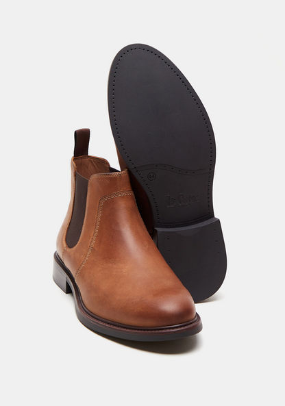 Lee Cooper Men's Chelsea Boots with Elastic Detail-Men%27s Boots-image-4