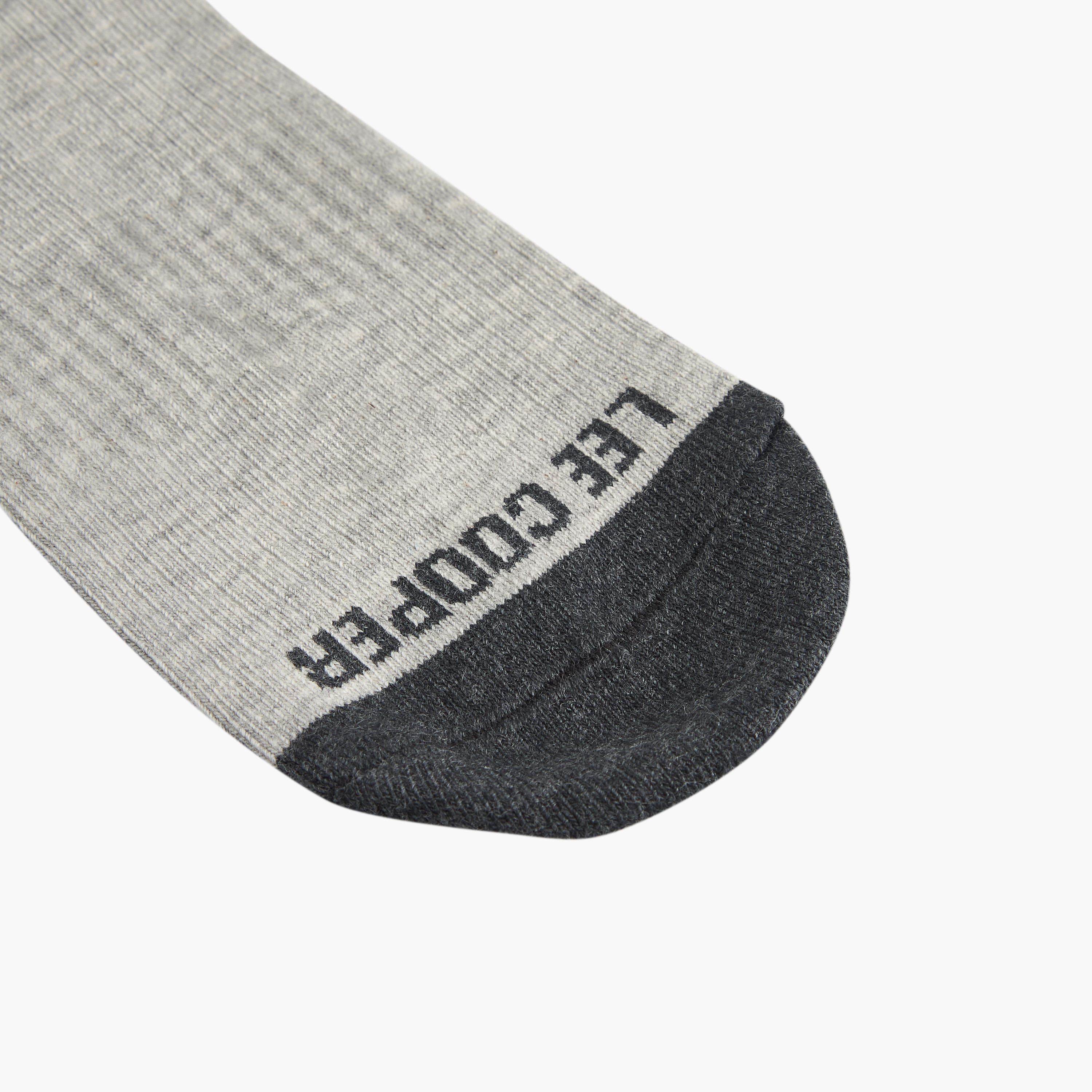 Lee Cooper Logo Print Non-Terry Ankle Length Socks - Set of 5-men-socks-image-3
