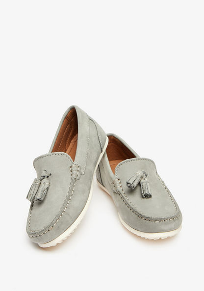 Mister Duchini Boys' Slip-On Moccasins with Tassel Detail-Boy%27s Casual Shoes-image-3