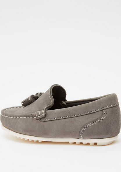 Slip-On Moccasins with Tassel Accent-Boy%27s Casual Shoes-image-1