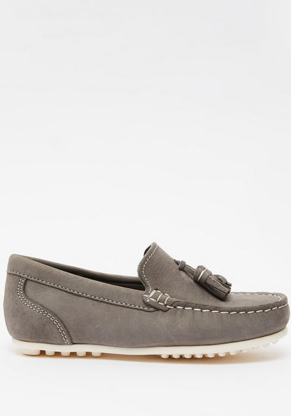 Slip-On Moccasins with Tassel Accent-Boy%27s Casual Shoes-image-2