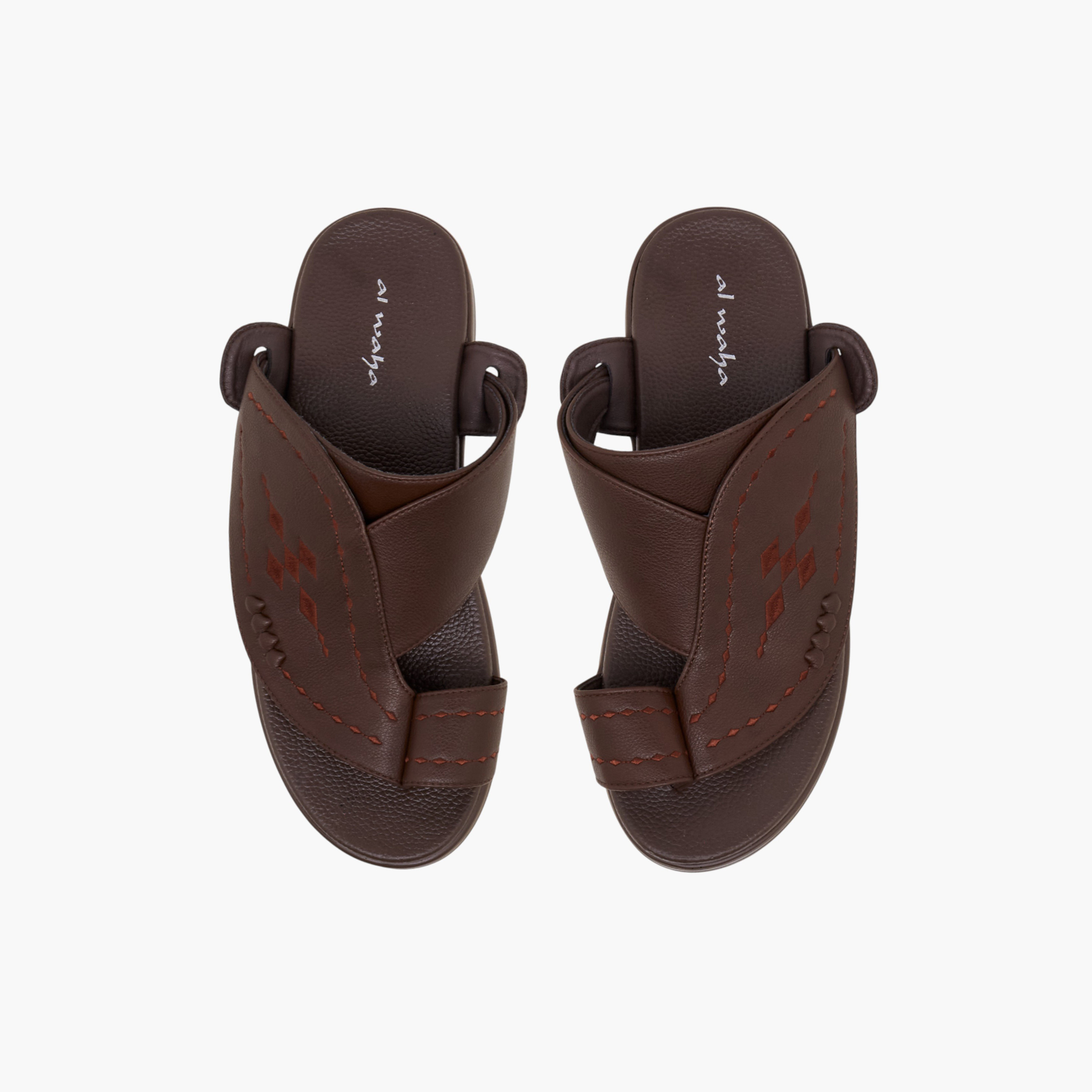 Al Waha Men Slip-On Arabic Sandals-men-shoes-sandals-image-1