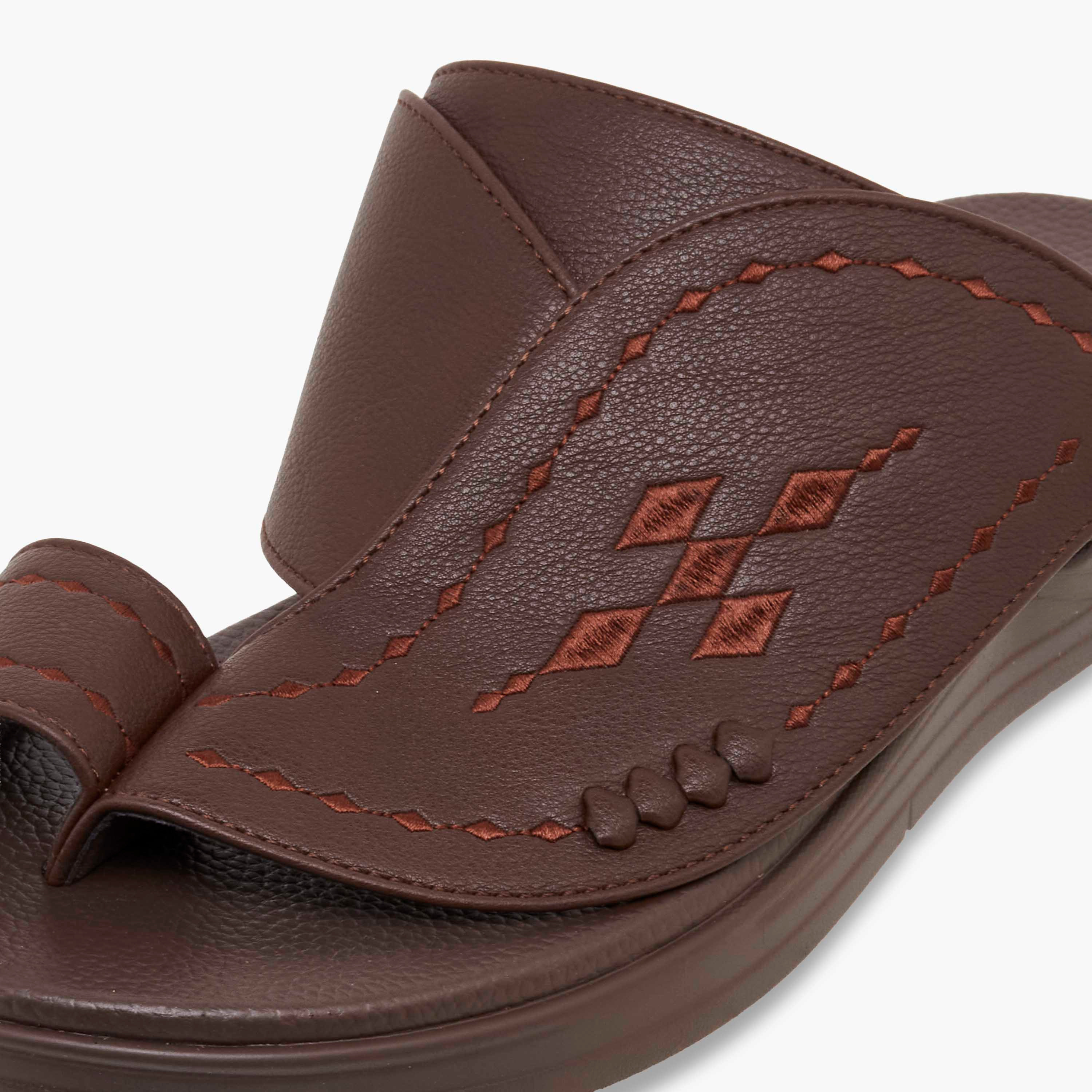 Al Waha Men Slip-On Arabic Sandals-men-shoes-sandals-image-4