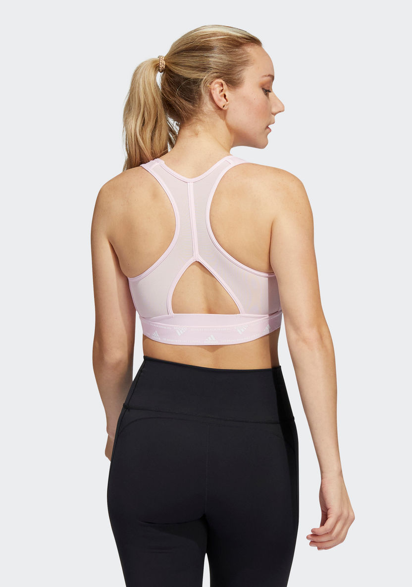 Buy Women's Adidas Women Powerreact Training Medium-Support Sports Bra with  Removable Pads, OE Online