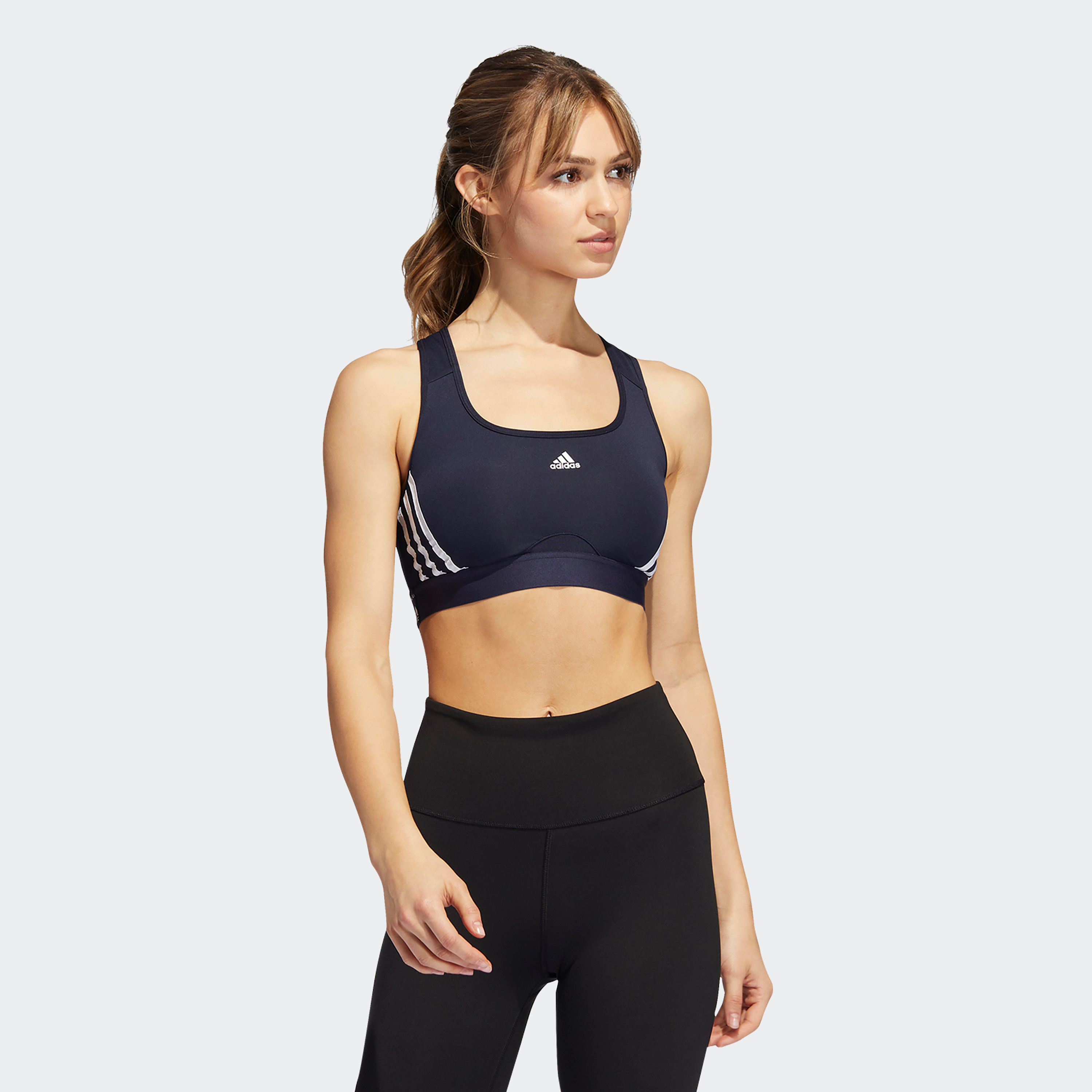 Buy Women s Adidas PWR MS Women Logo Sports Bra Online