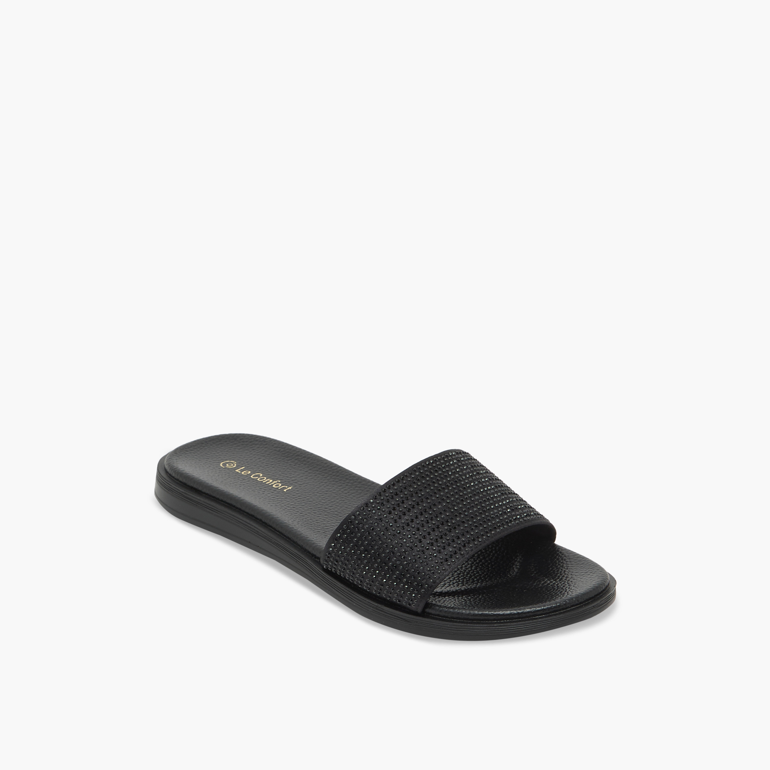 صندل مريح بحزام مزين من لو كونفورت-women-shoes-sandals-flats-image-2