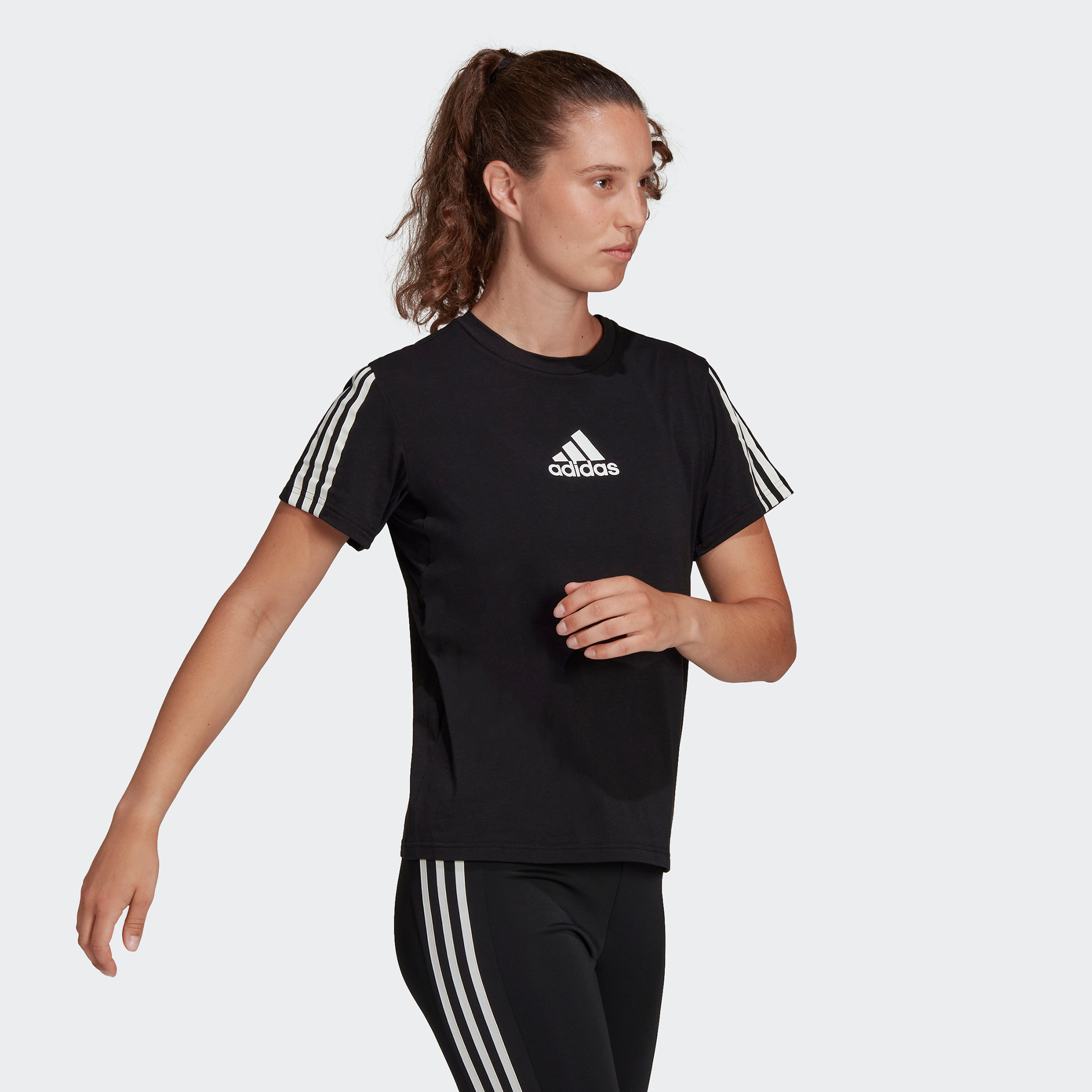 Adidas W Tc T Women Logo T-Shirt HD1727-sports-women-clothing-tshirtsandvests-image-1