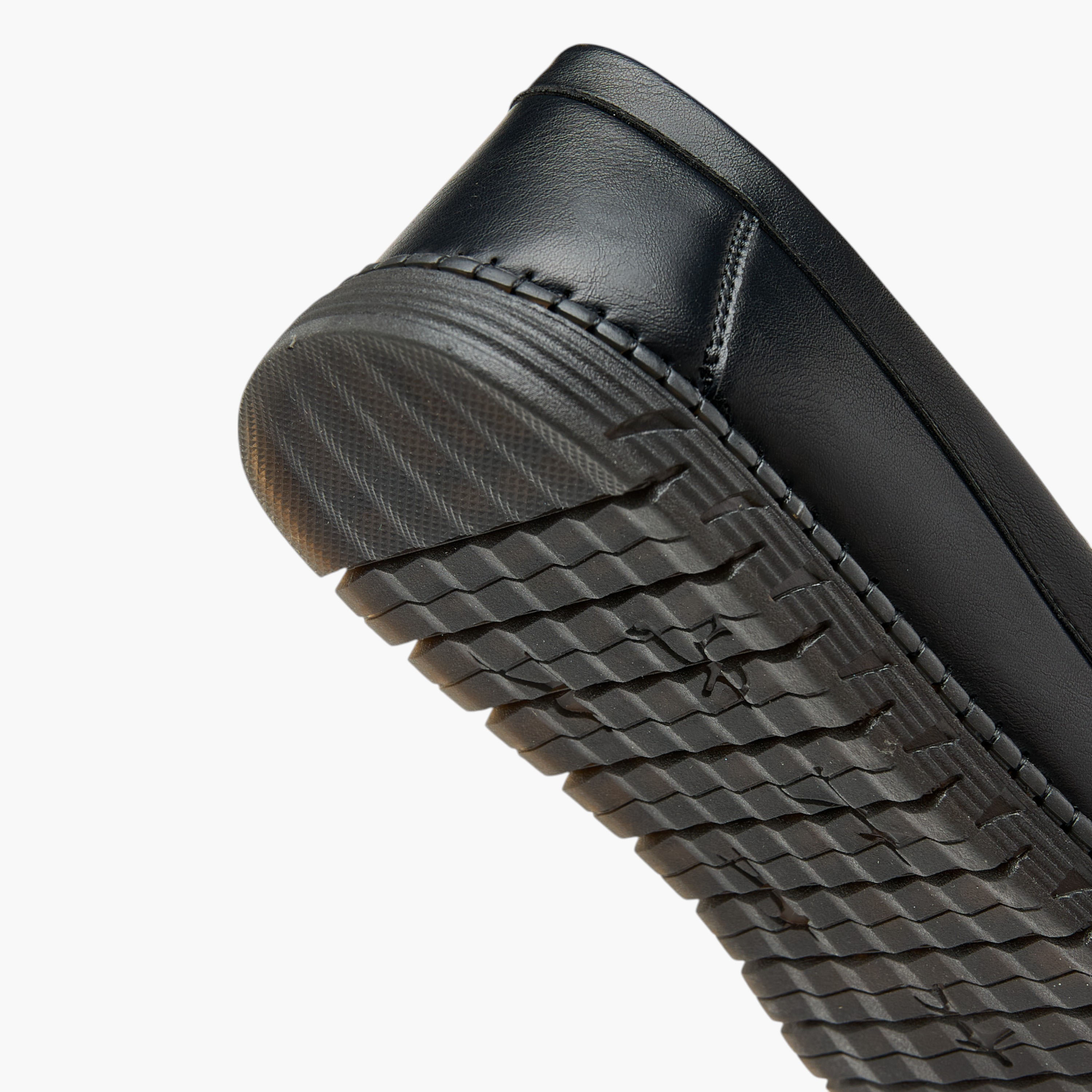 LBL by Shoexpress Textured Slip-On Moccasins with Cutout Detail-men-shoes-formalshoes-image-5
