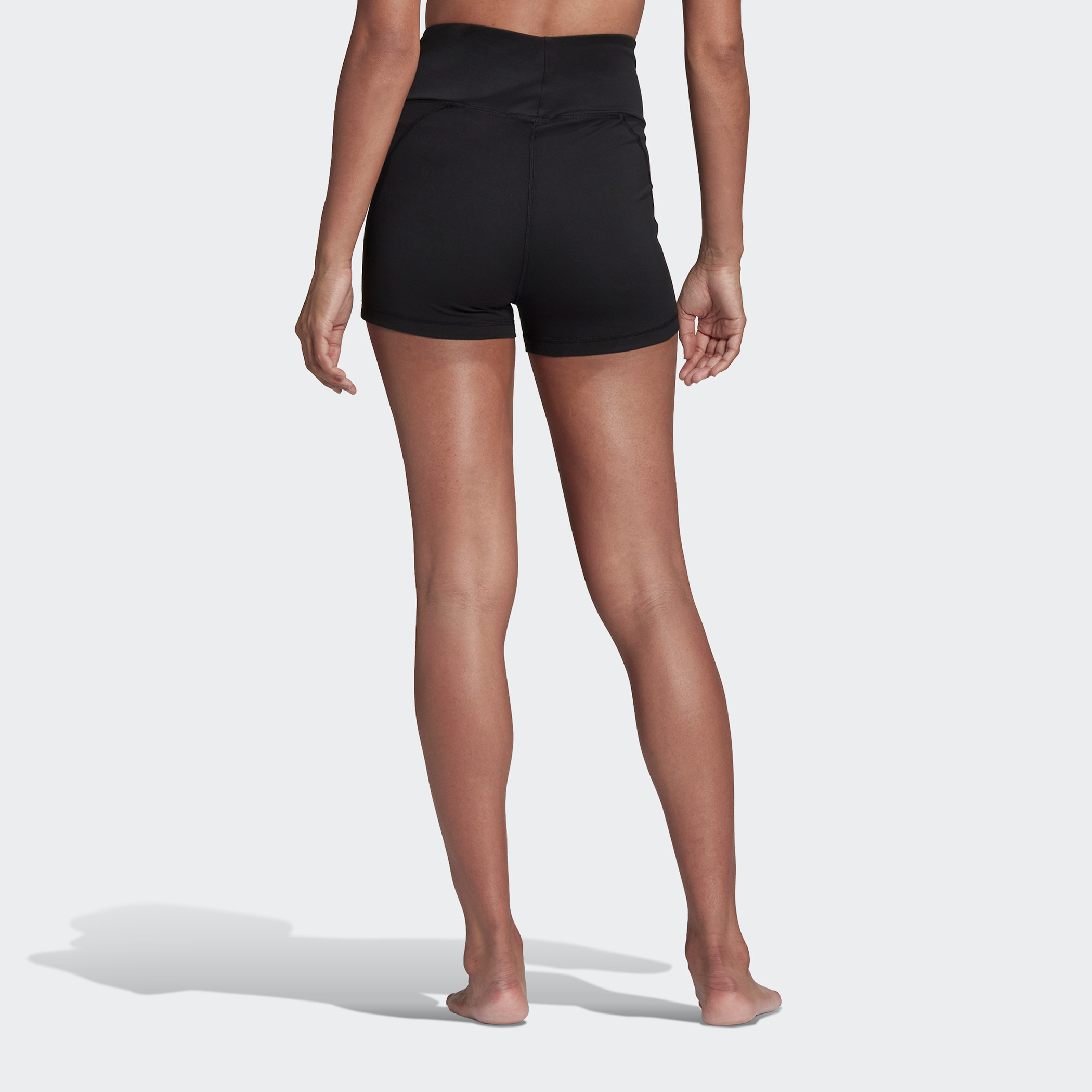 Adidas Yo Ess Sho Tig Women Logo Short Tights HD6825-sports-women-clothing-athleticskirtsandshorts-image-2
