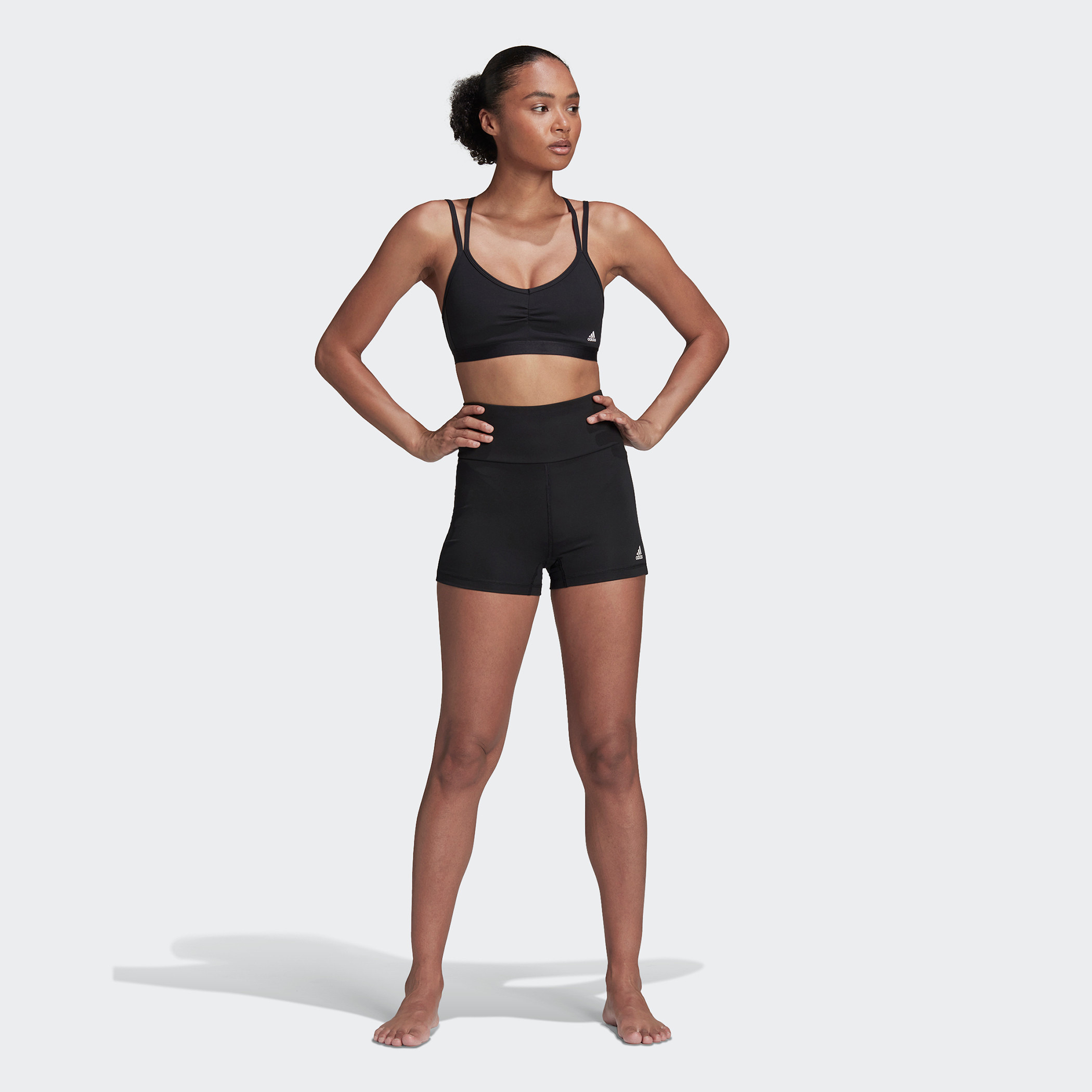Adidas Yo Ess Sho Tig Women Logo Short Tights HD6825-sports-women-clothing-athleticskirtsandshorts-image-6