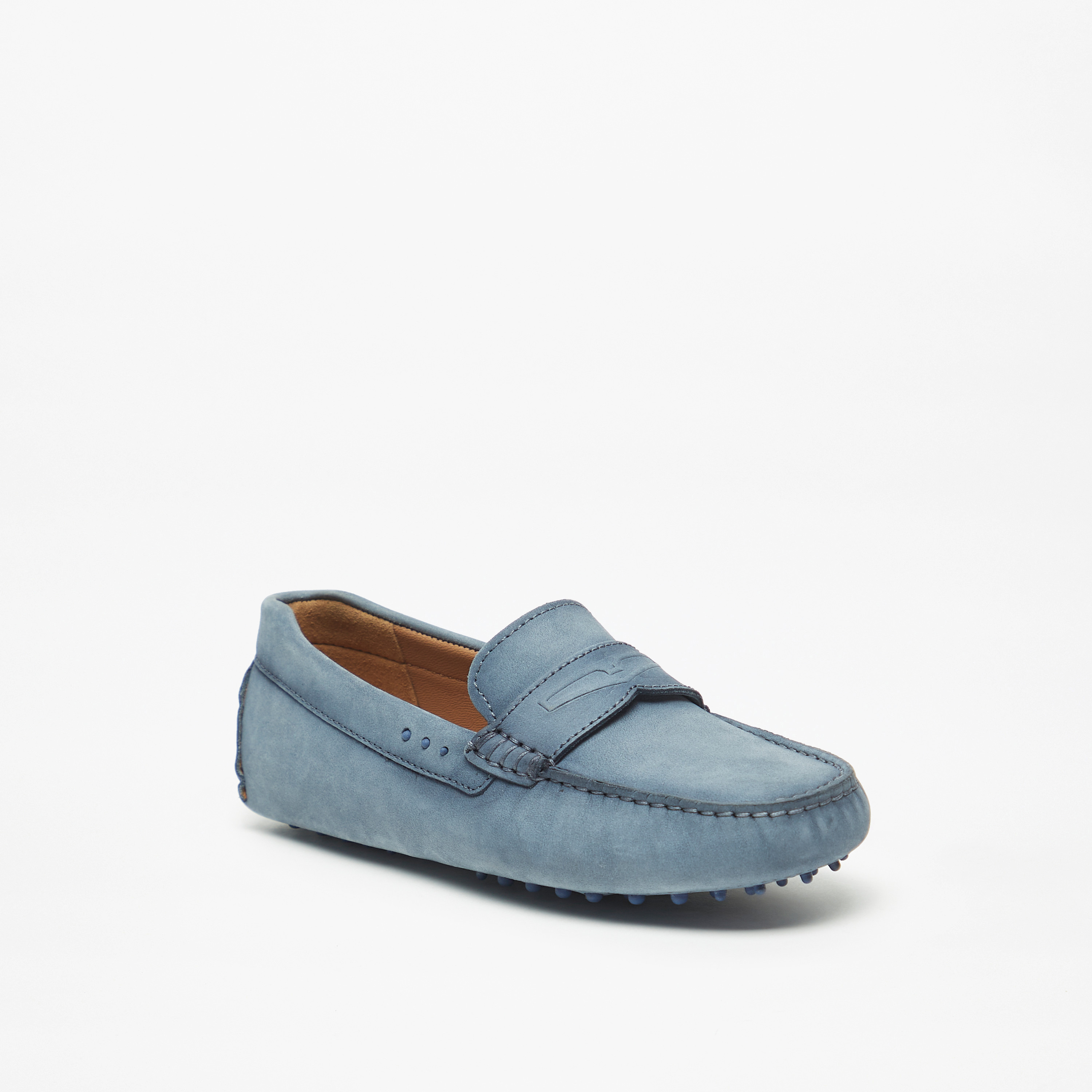 حذاء موكاسين سادة سهل الارتداء من مستر دوتشيني-boys-shoes-loafers-image-1