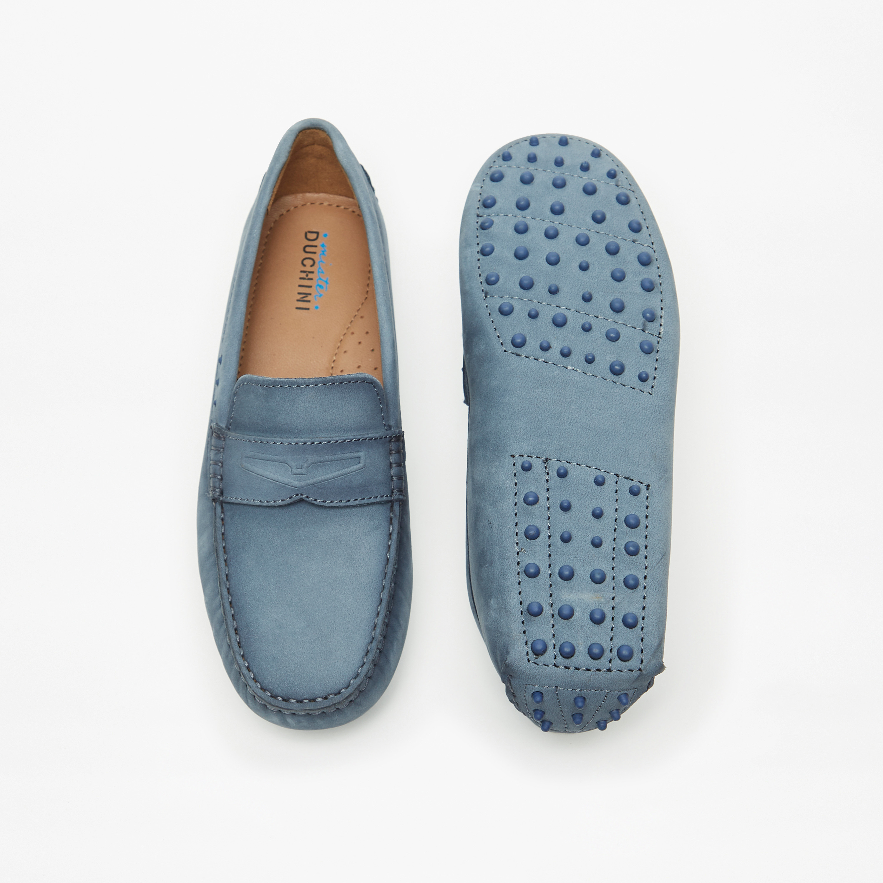 حذاء موكاسين سادة سهل الارتداء من مستر دوتشيني-boys-shoes-loafers-image-4