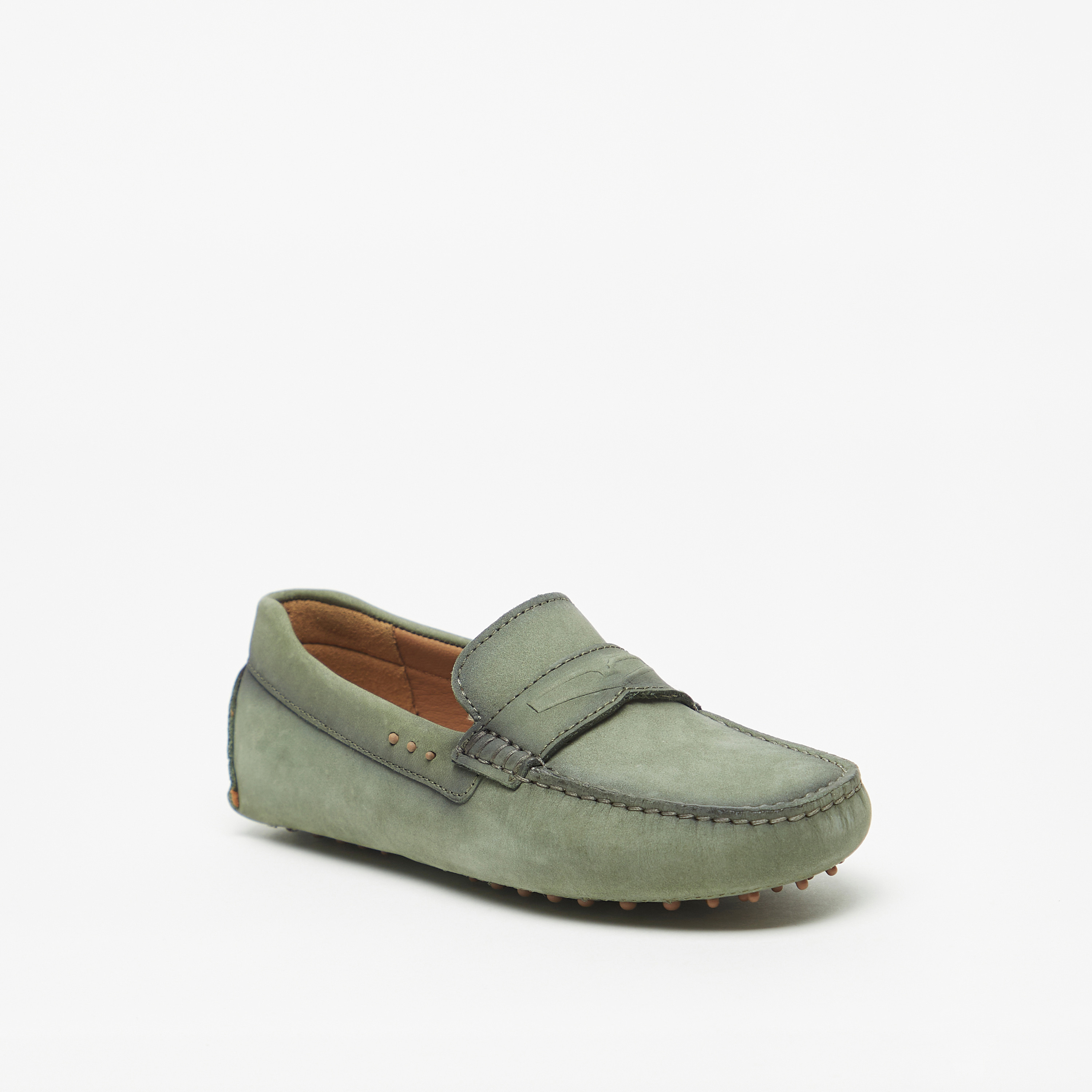 حذاء موكاسين سادة سهل الارتداء من مستر دوتشيني-boys-shoes-loafers-image-6