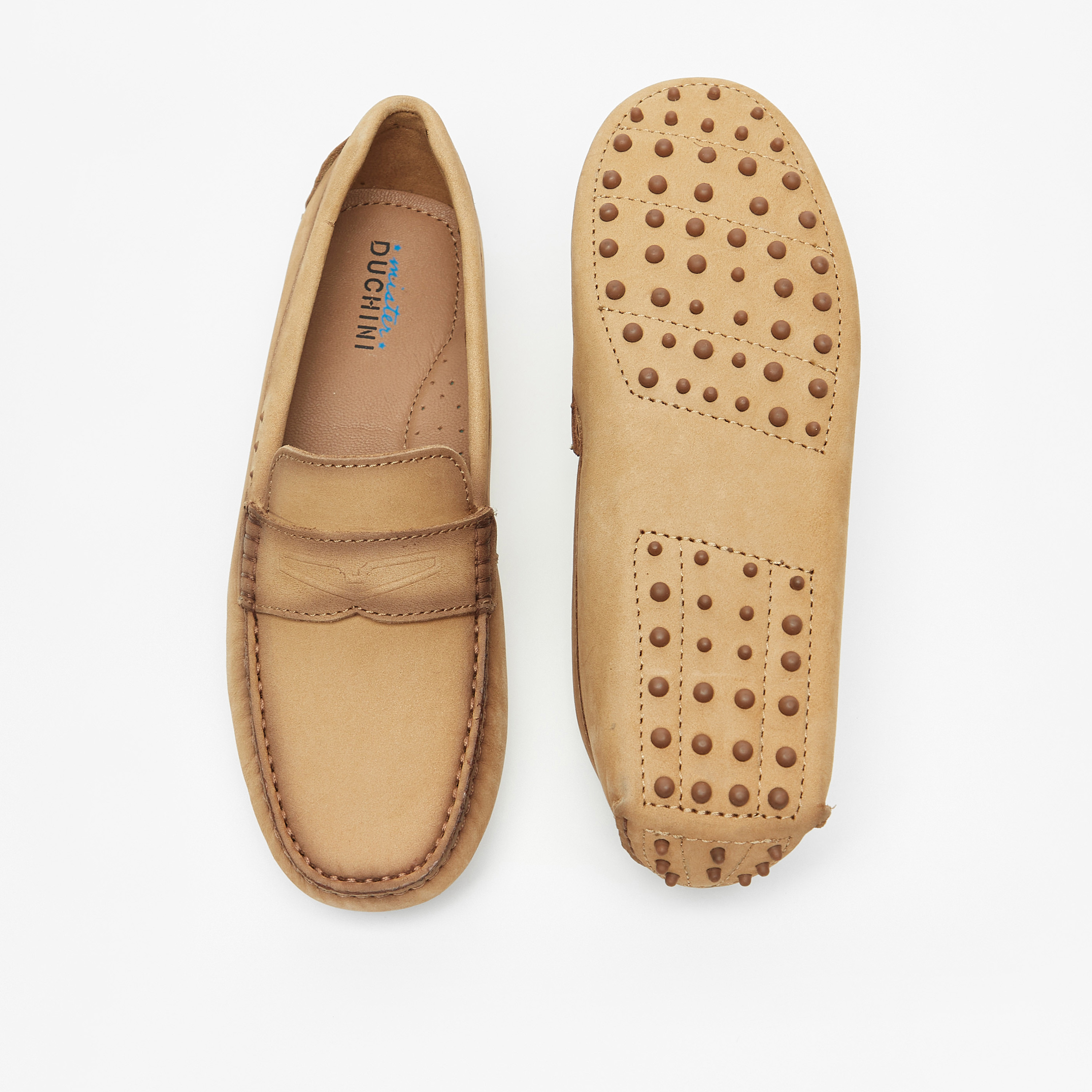حذاء موكاسين سادة سهل الارتداء من مستر دوتشيني-boys-shoes-loafers-image-4