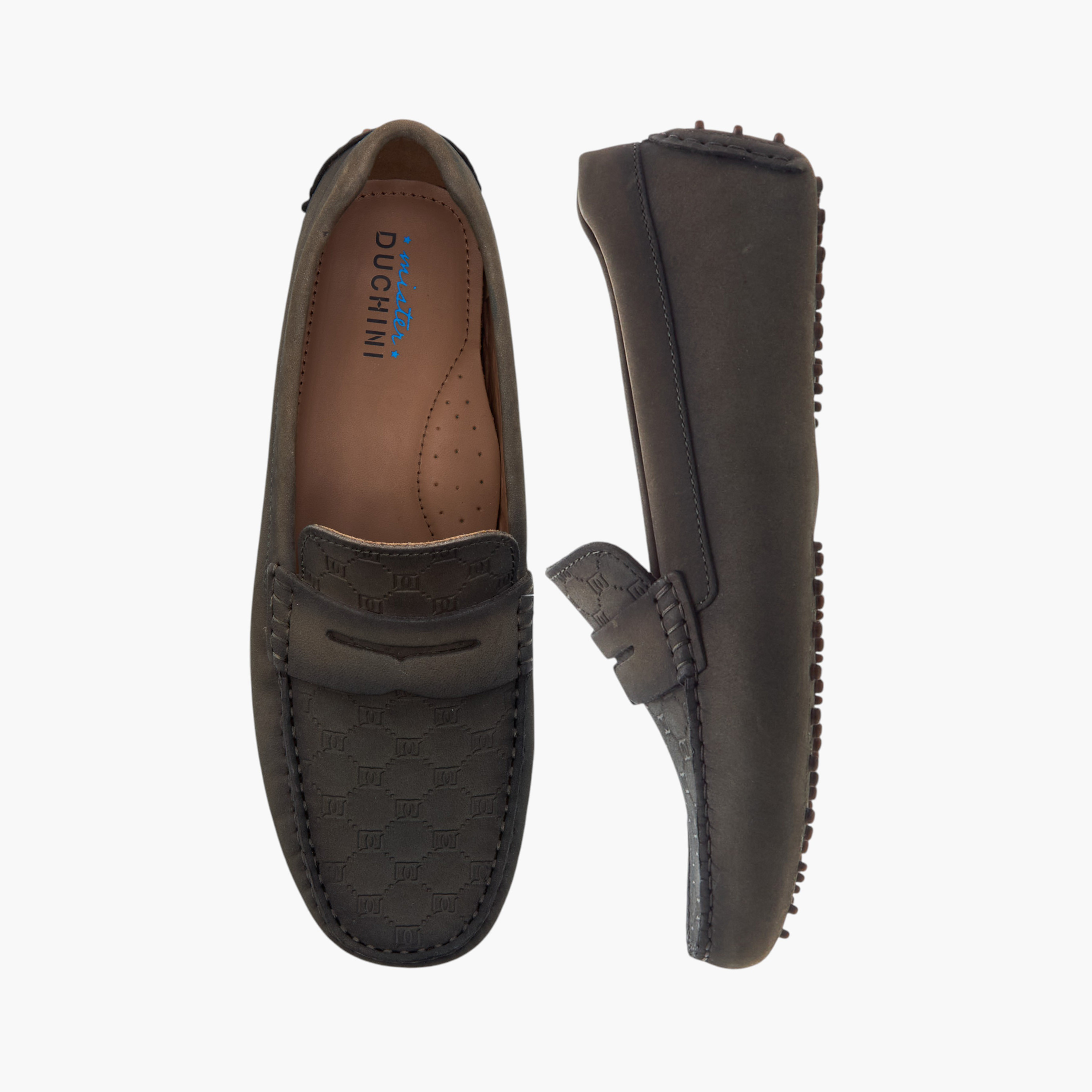 حذاء سهل الارتداء بنقوش مونوجرام من مستر دوتشيني-boys-shoes-loafers-image-1