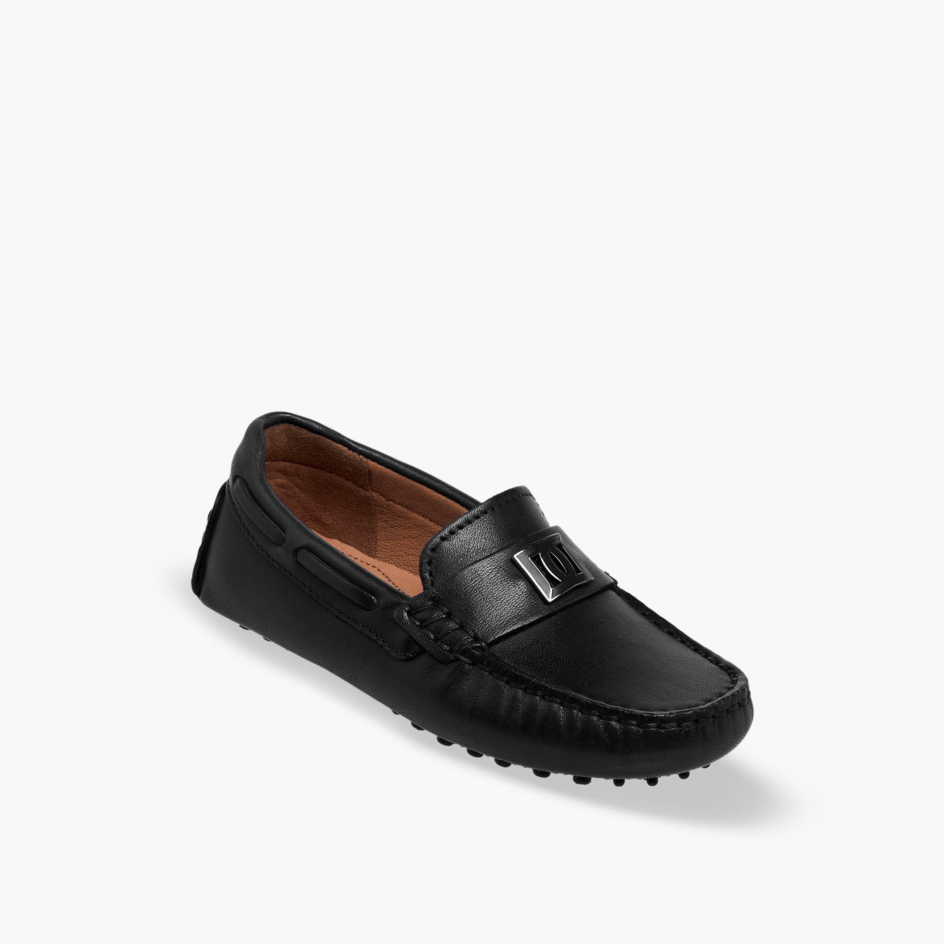 حذاء موكاسين جلد سهل الارتداء للأولاد من مستر دوتشيني-boys-shoes-loafers-image-3