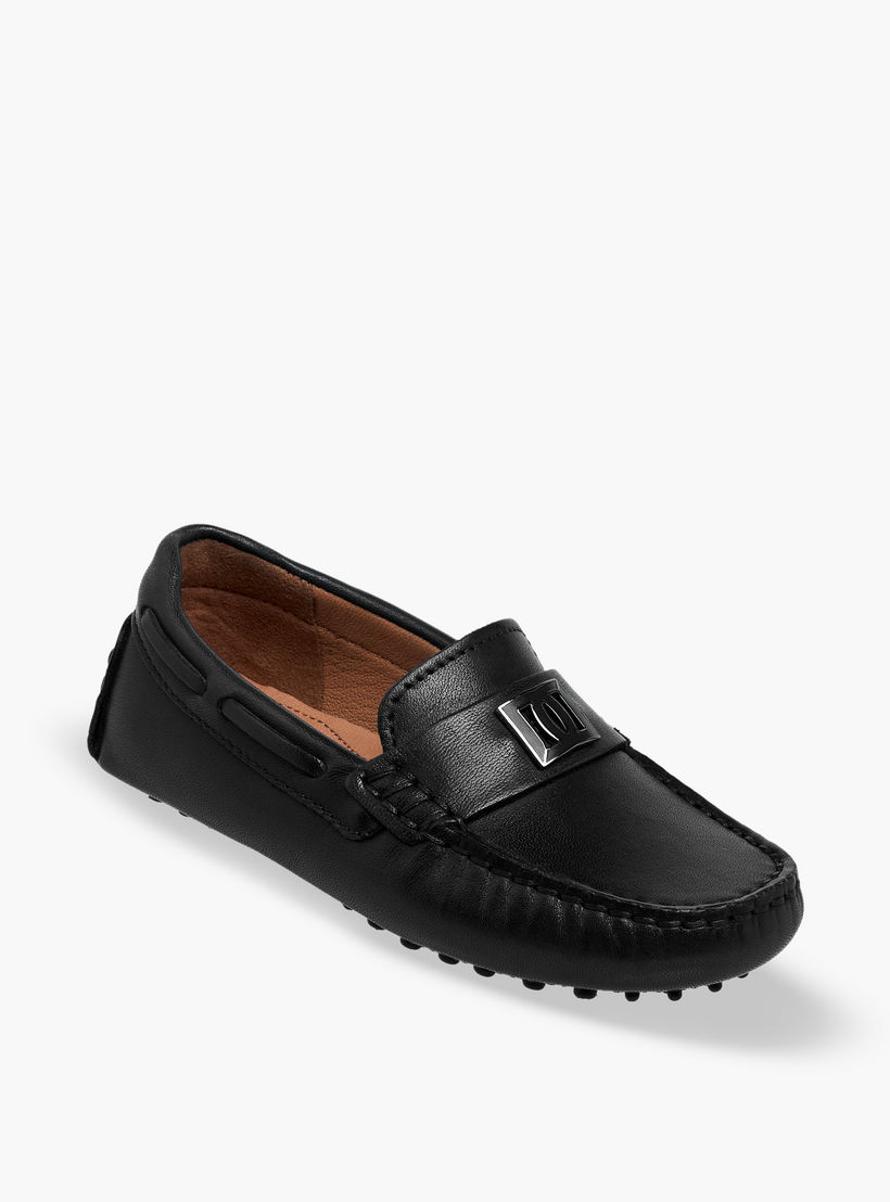 حذاء موكاسين جلد سهل الارتداء للأولاد من مستر دوتشيني-boys-shoes-loafers-image-3