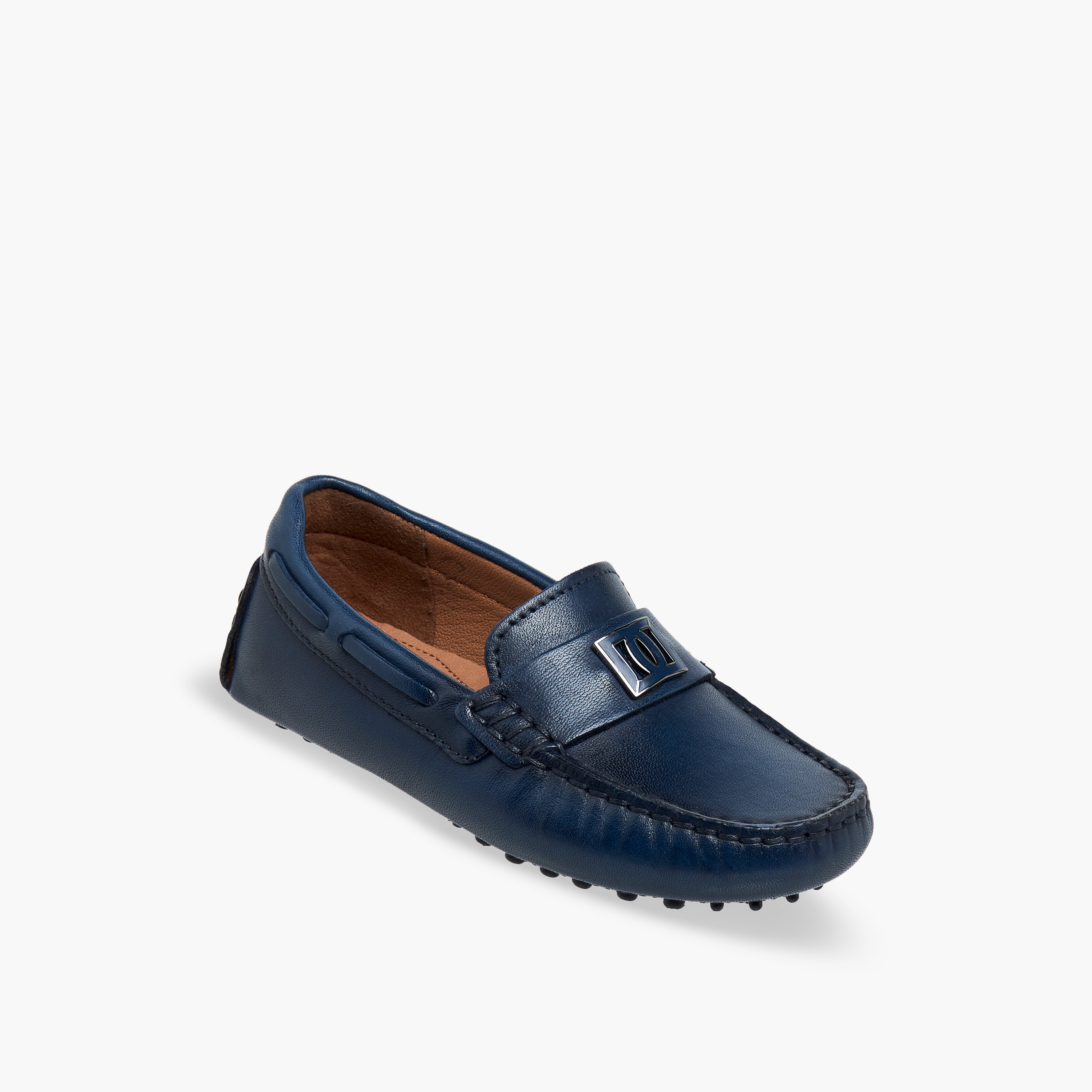 حذاء موكاسين جلد سهل الارتداء للأولاد من مستر دوتشيني-boys-shoes-loafers-image-3