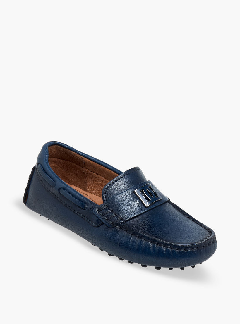 حذاء موكاسين جلد سهل الارتداء للأولاد من مستر دوتشيني-boys-shoes-loafers-image-3