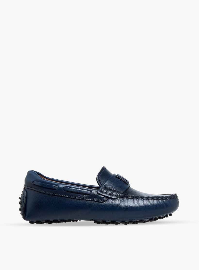 حذاء موكاسين جلد سهل الارتداء للأولاد من مستر دوتشيني-boys-shoes-loafers-image-4