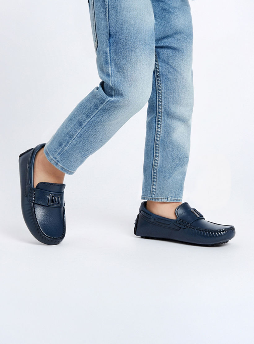 حذاء موكاسين جلد سهل الارتداء للأولاد من مستر دوتشيني-boys-shoes-loafers-image-2
