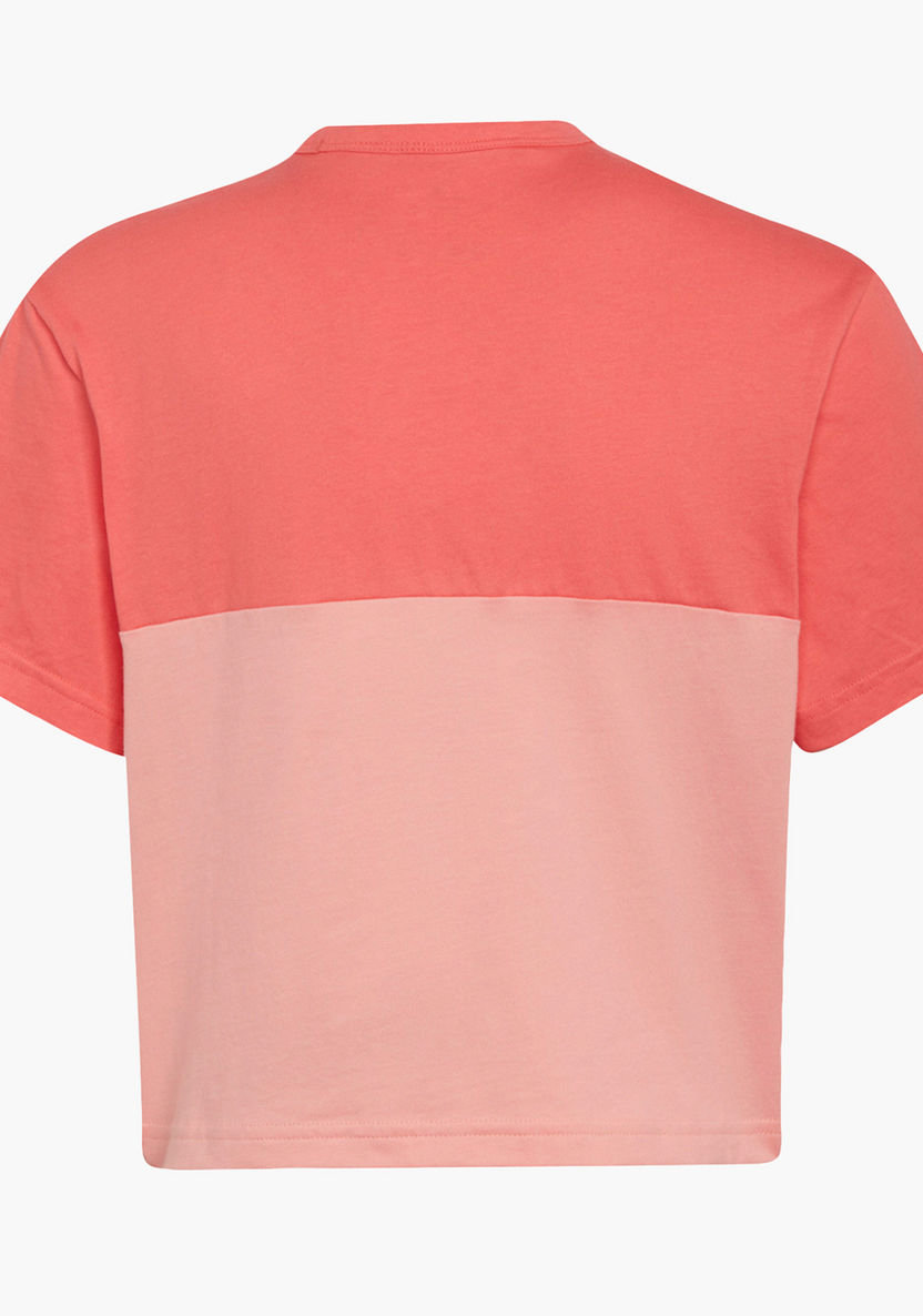 adidas Colourblock T-shirt with Crew and Short Sleeves-T Shirts-image-1